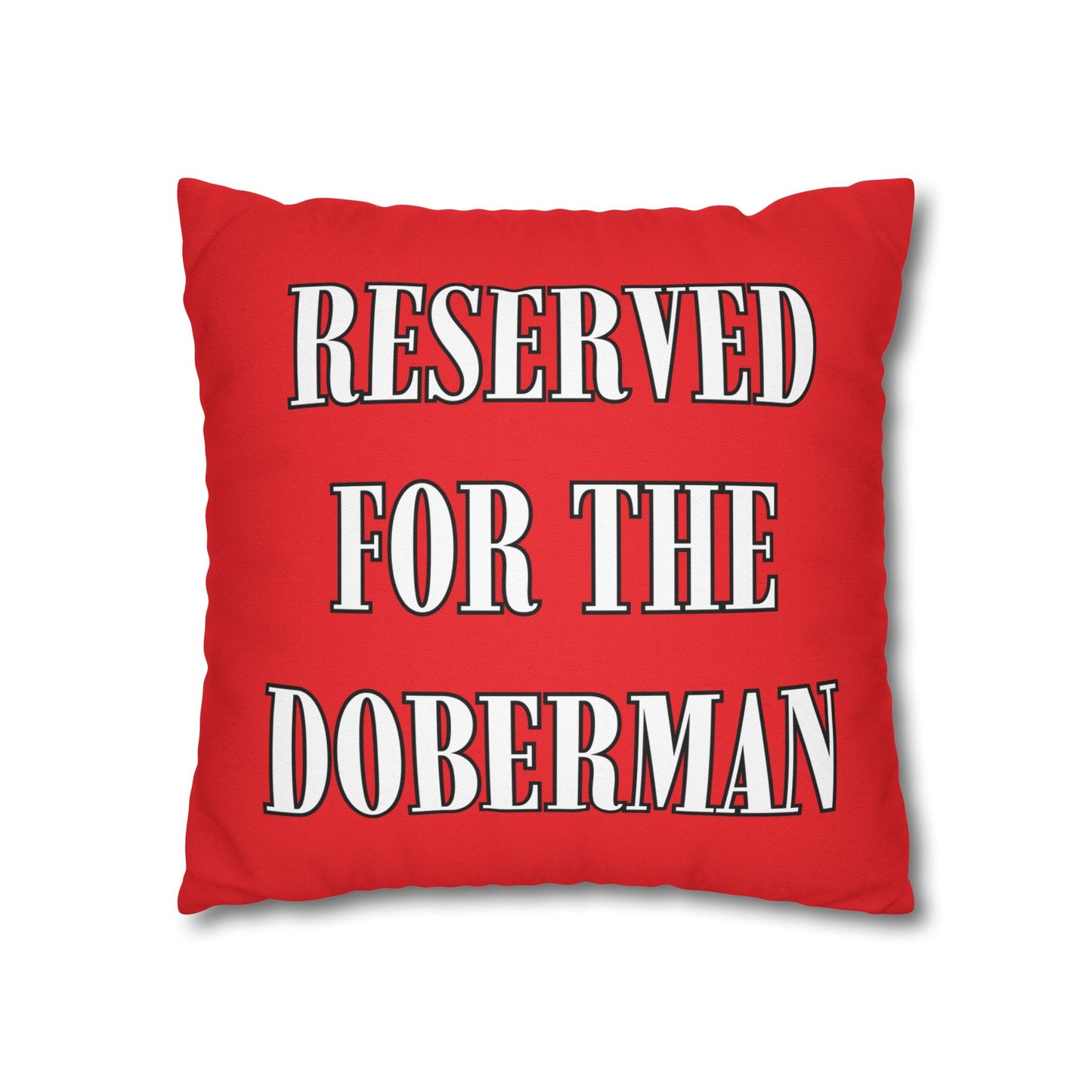 Reserved Red Square Pillow Covers