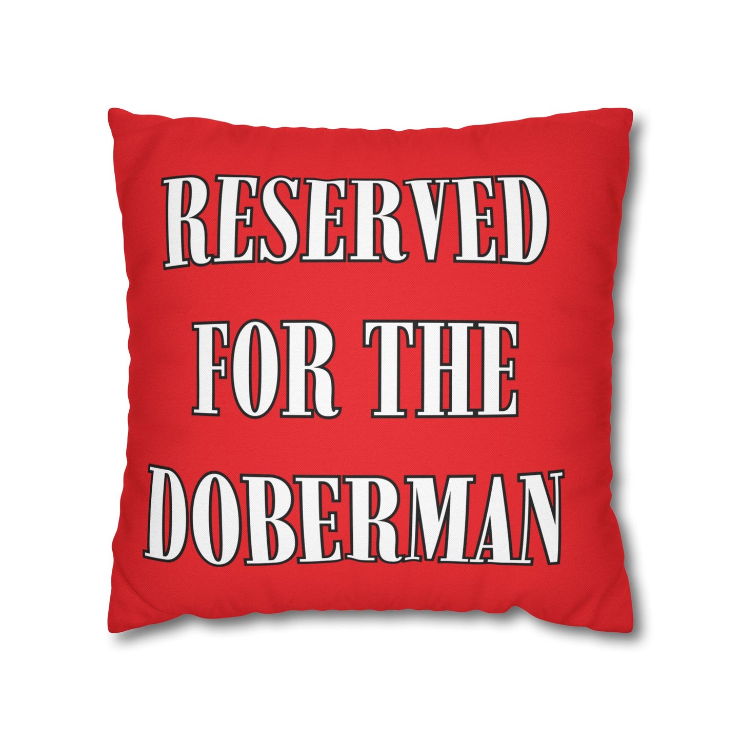 Reserved Red Square Pillow Covers