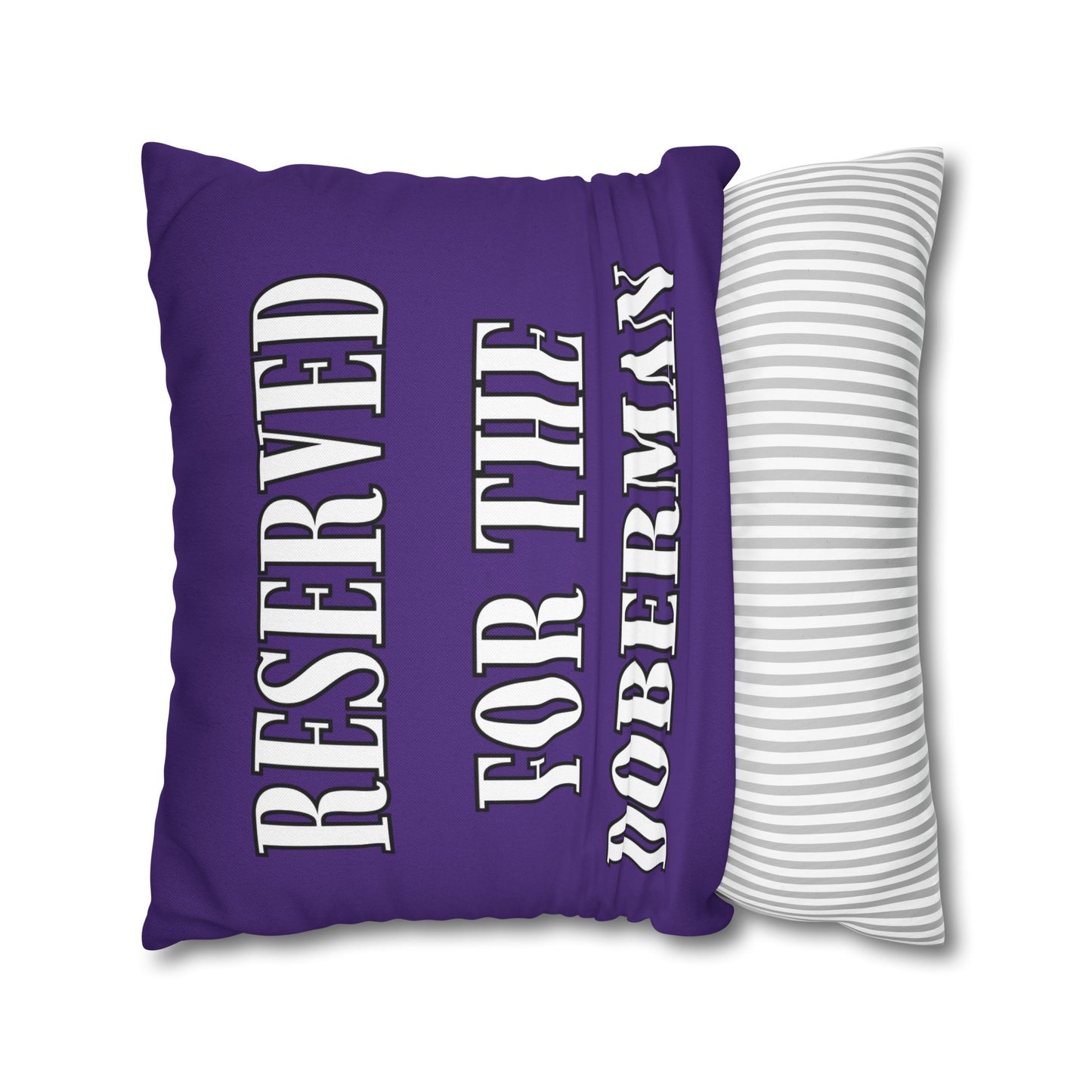 Reserved Purple Square Pillow Covers