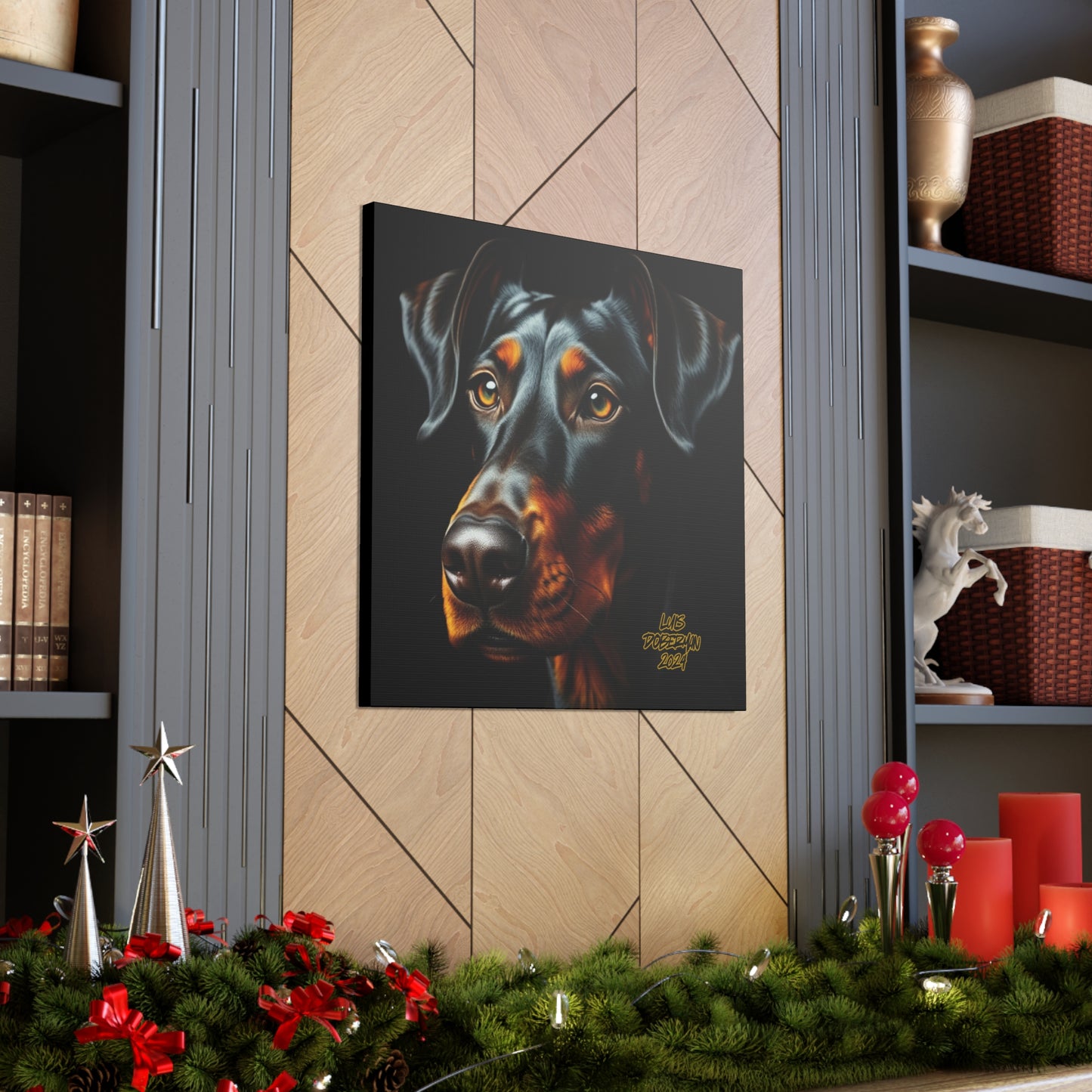 Luis Doberman 2024 Edition 014 Canvas Gallery Wraps