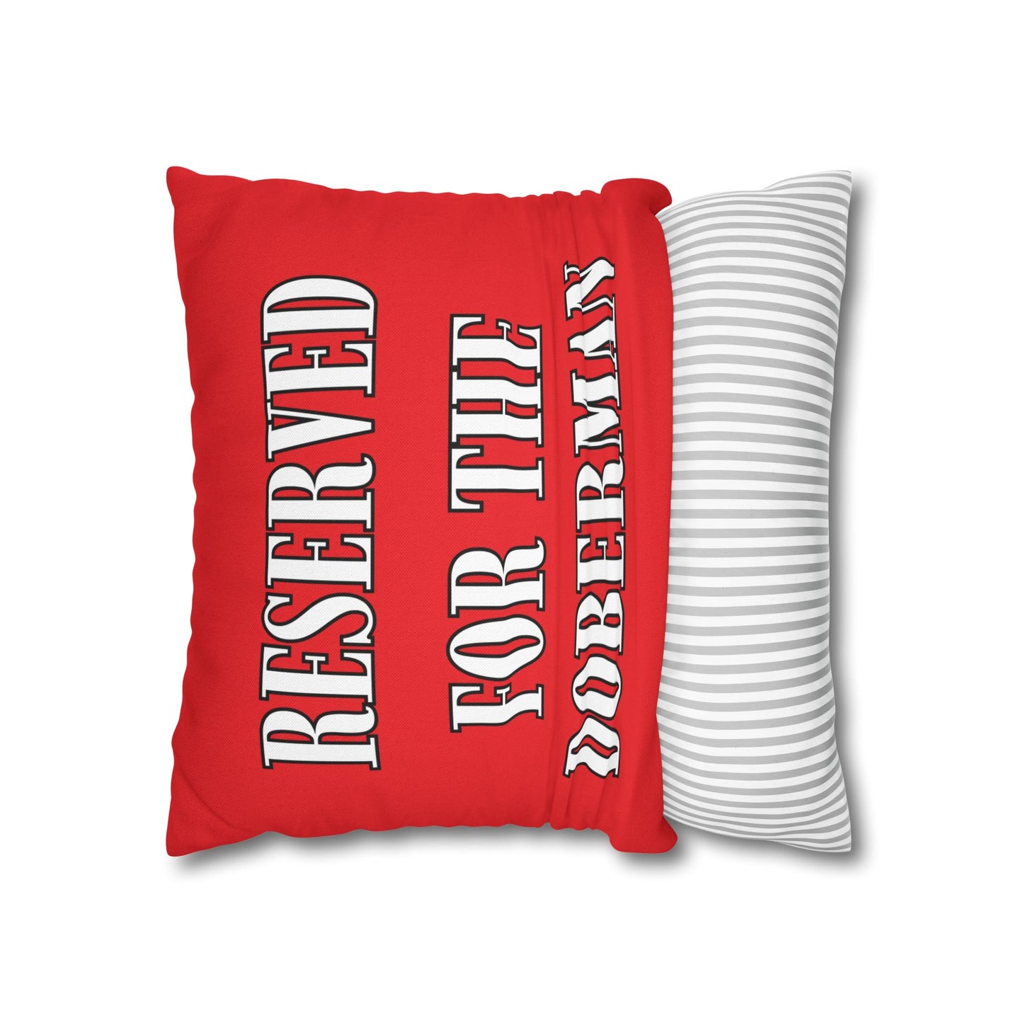Reserved Red Square Pillow Covers
