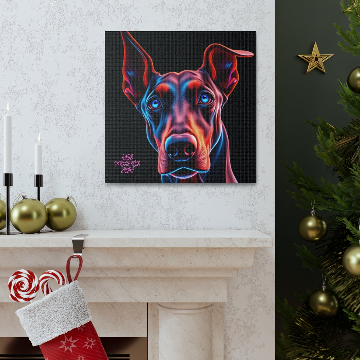 Luis Doberman 2024 Edition 005 Canvas