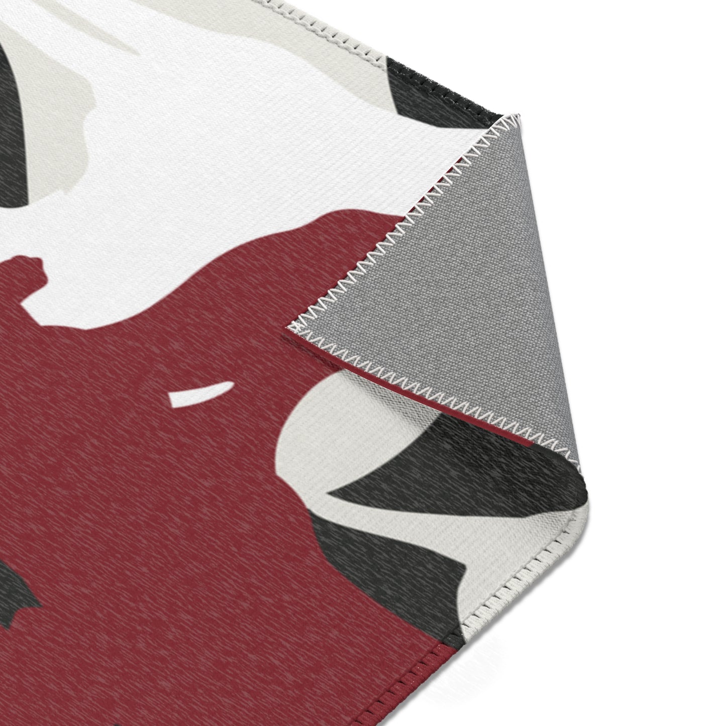 Doberman Red Camo Pattern Area Rugs