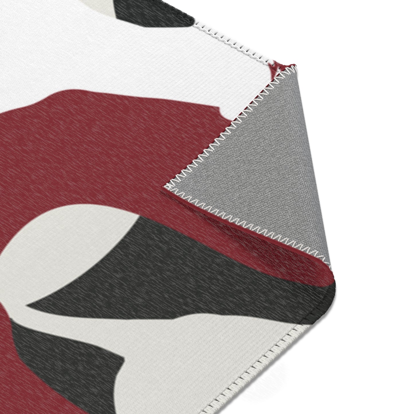 Doberman Red Camo Pattern Area Rugs