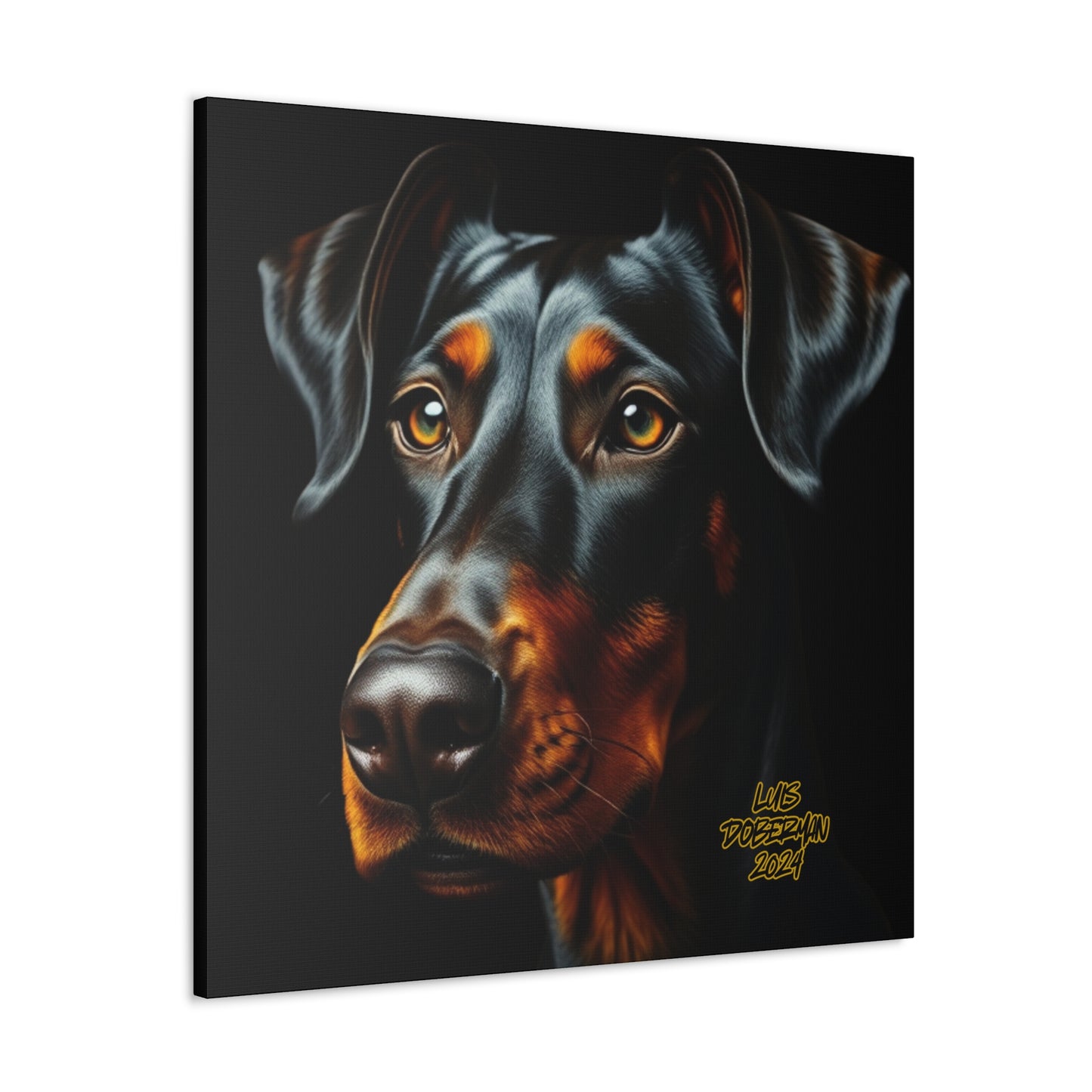 Luis Doberman 2024 Edition 014 Canvas Gallery Wraps