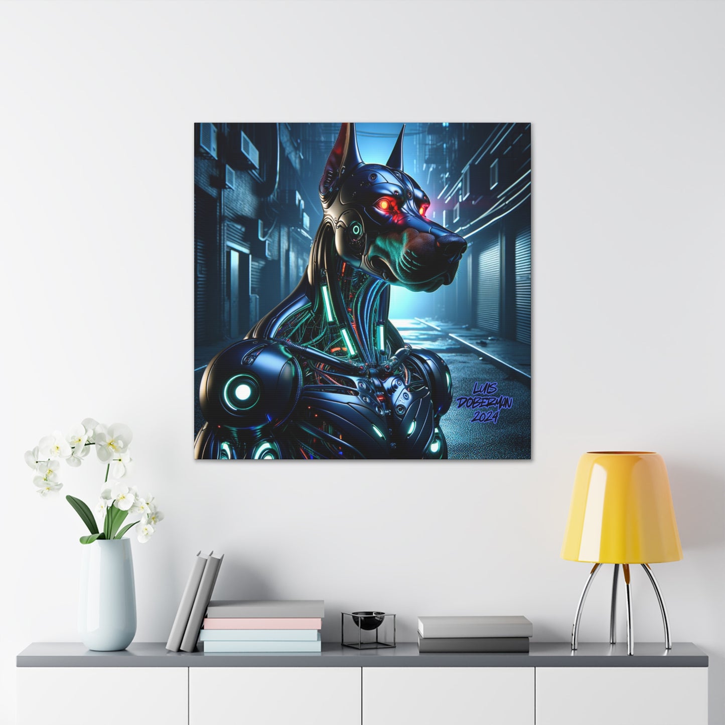 Luis Doberman 2024 Edition 017 Canvas Gallery Wraps