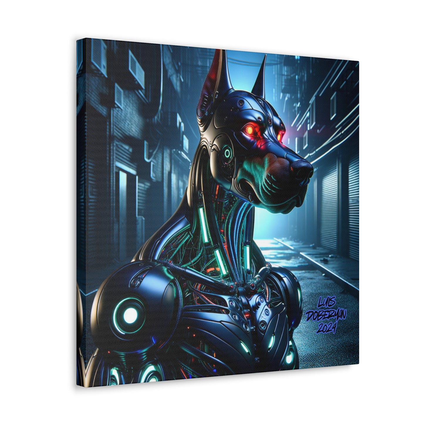 Luis Doberman 2024 Edition 017 Canvas Gallery Wraps