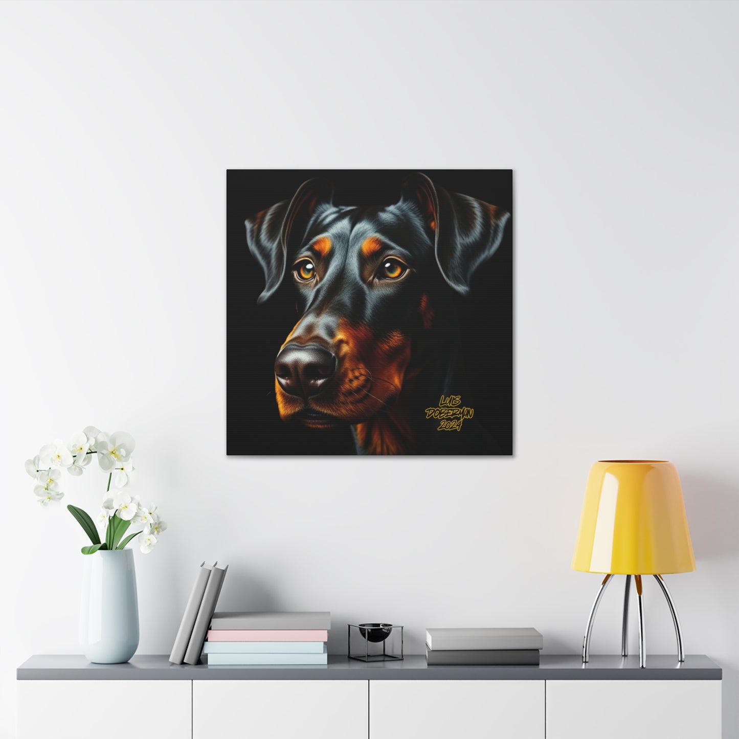 Luis Doberman 2024 Edition 014 Canvas Gallery Wraps