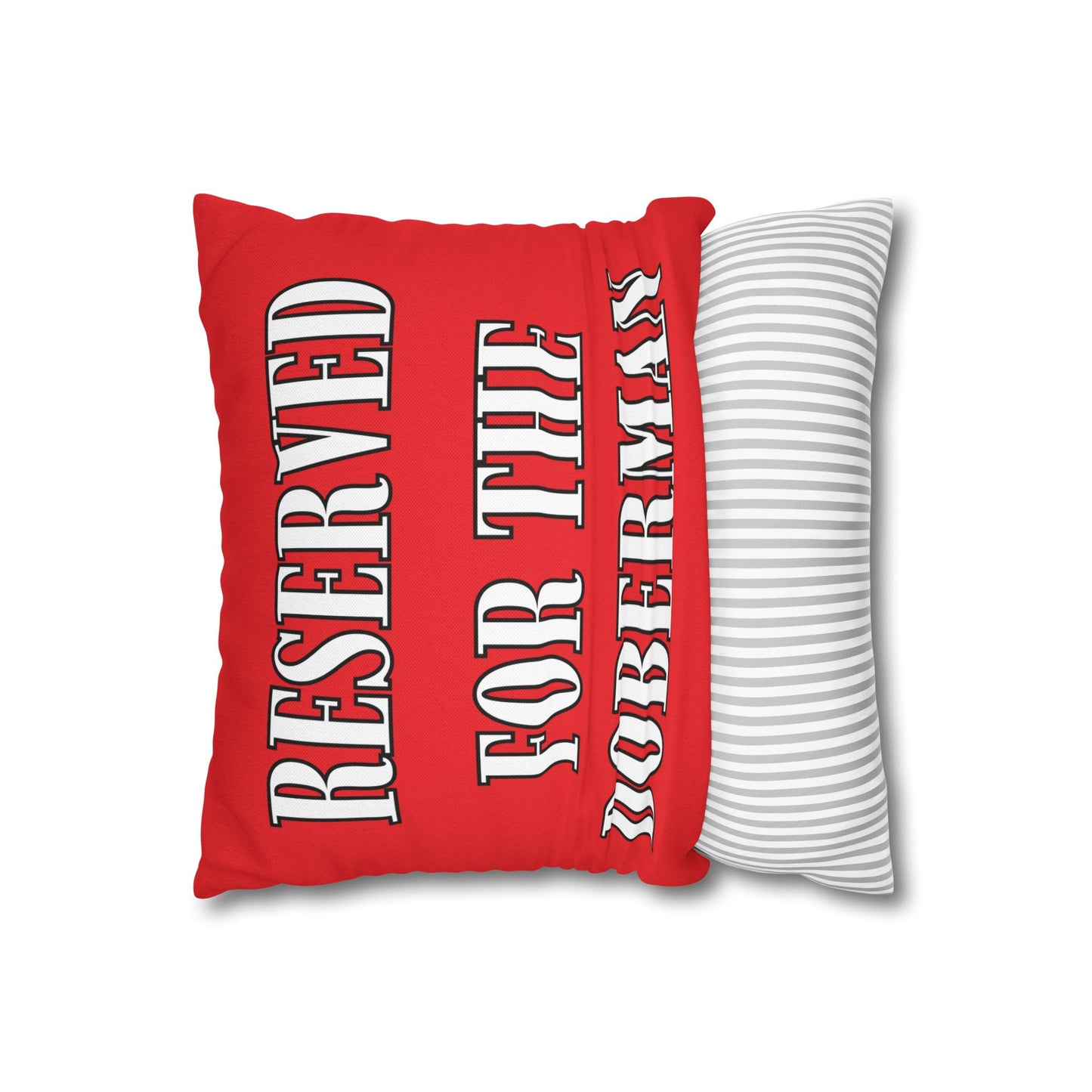 Reserved Red Square Pillow Covers