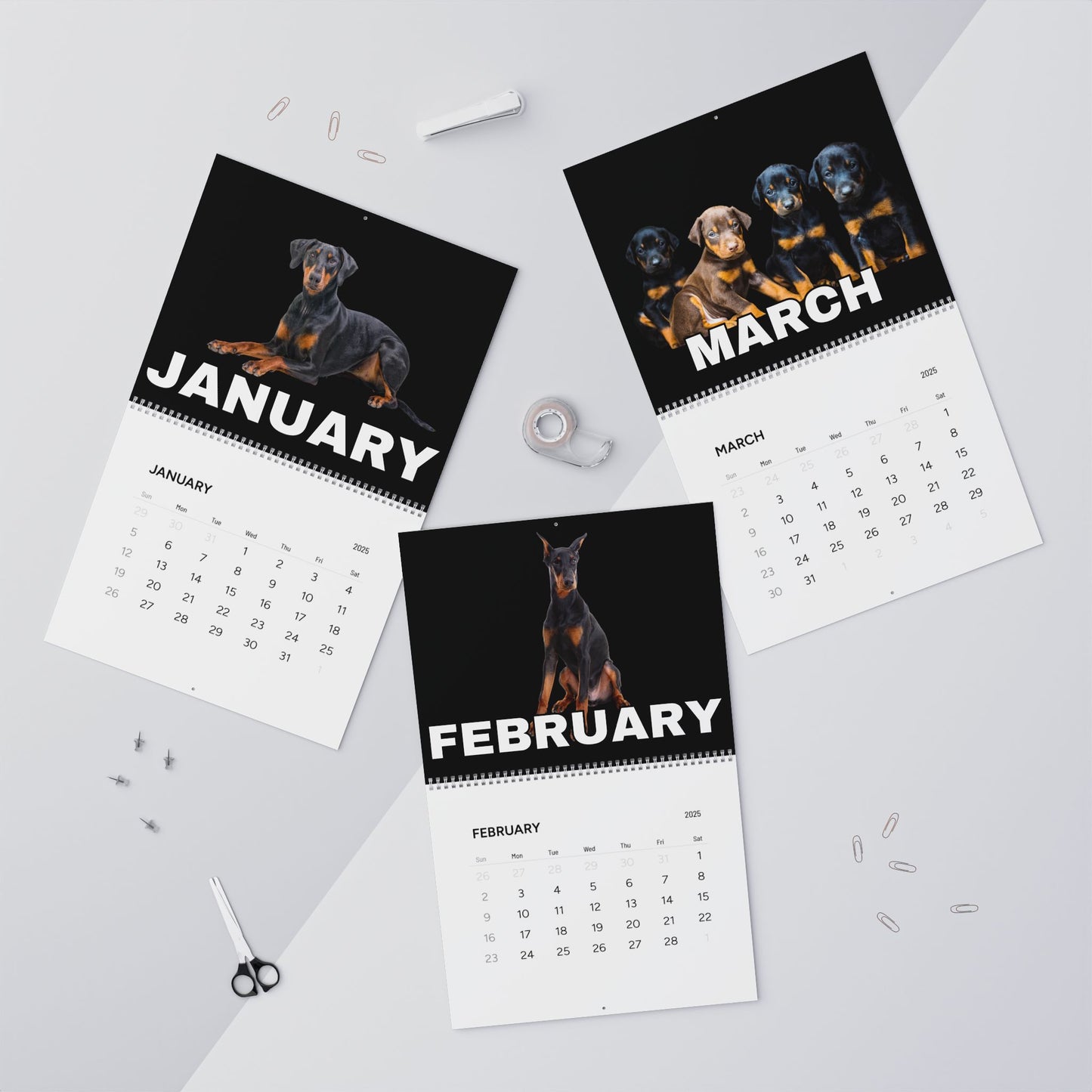 Custom Wall 14 Image Limited Calendars (2025)