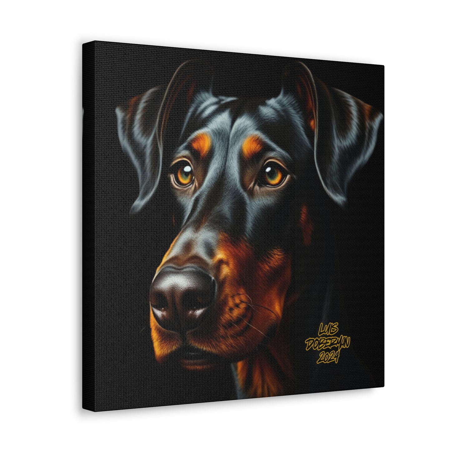 Luis Doberman 2024 Edition 014 Canvas Gallery Wraps