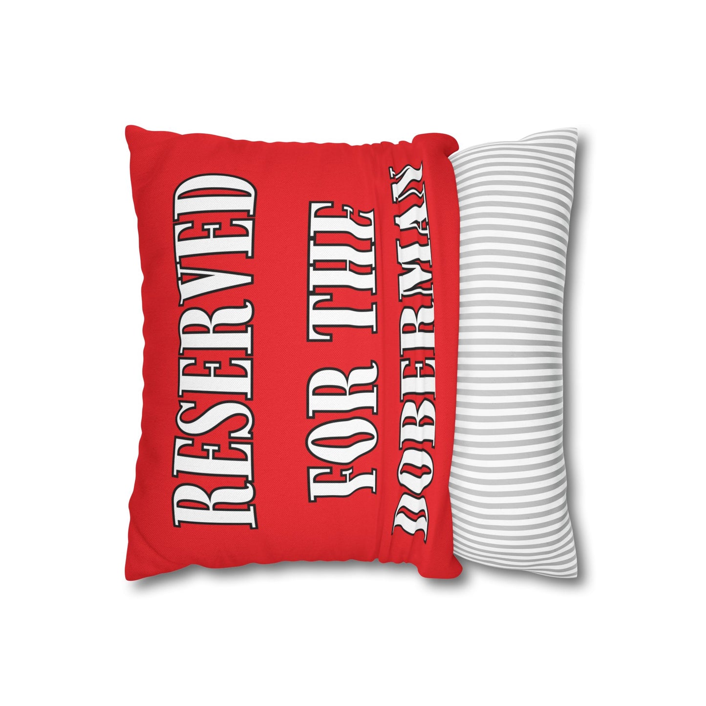Reserved Red Square Pillow Covers