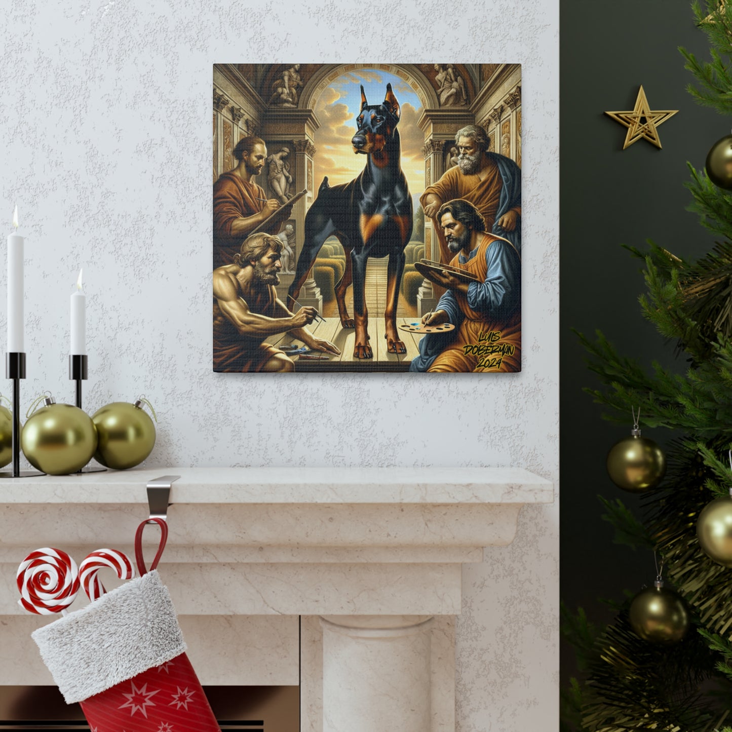 Luis Doberman 2024 Edition 018 Canvas
