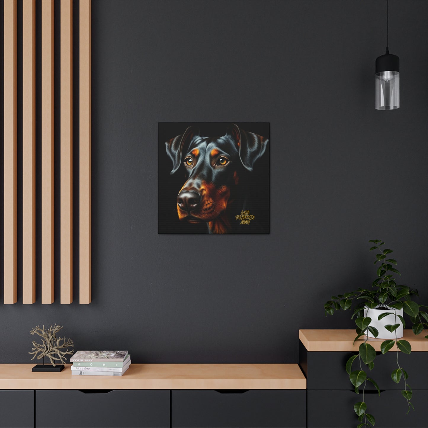 Luis Doberman 2024 Edition 014 Canvas Gallery Wraps
