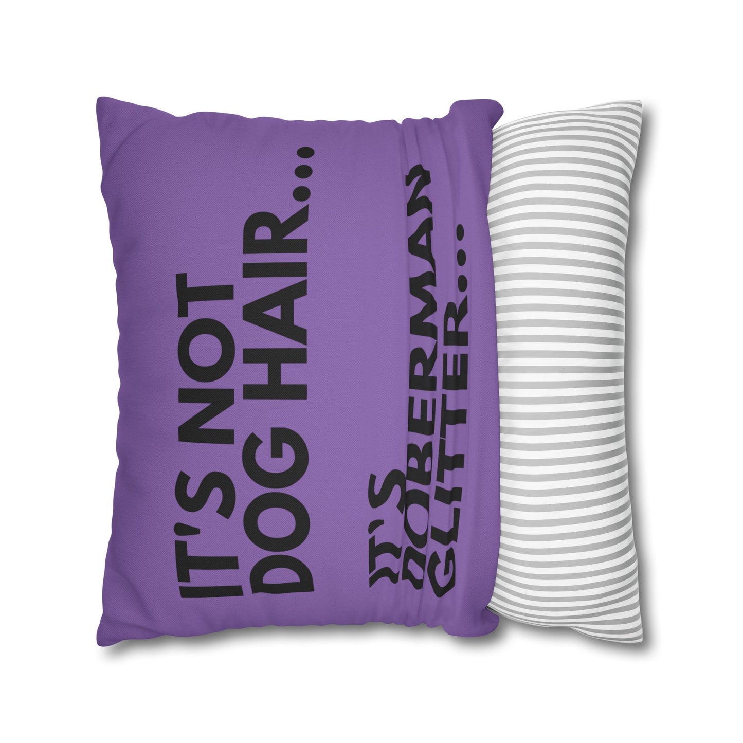 Glitter 2 Light Purple Square Pillowcase