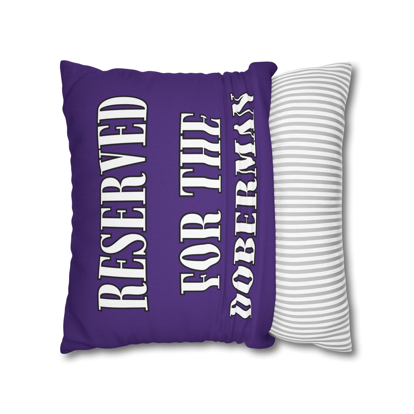 Reserved Purple Square Pillow Covers