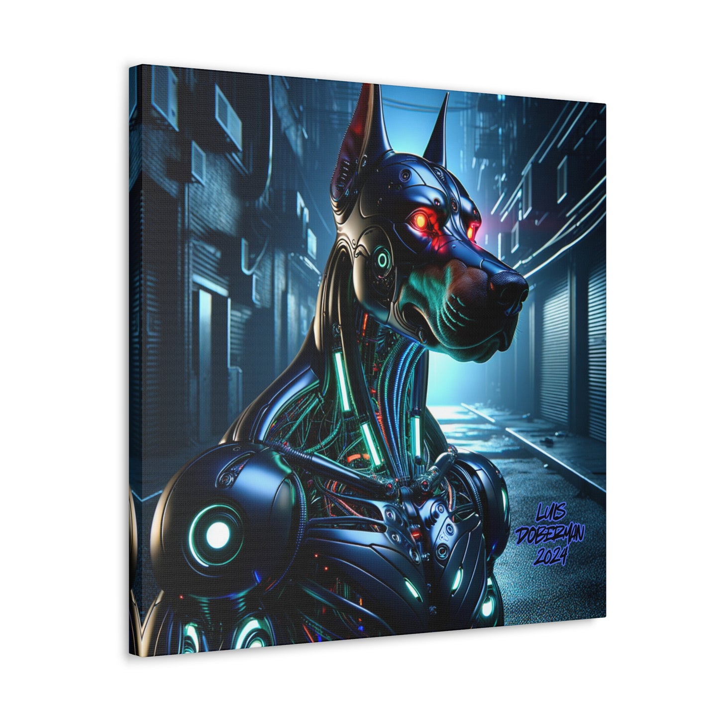 Luis Doberman 2024 Edition 017 Canvas Gallery Wraps