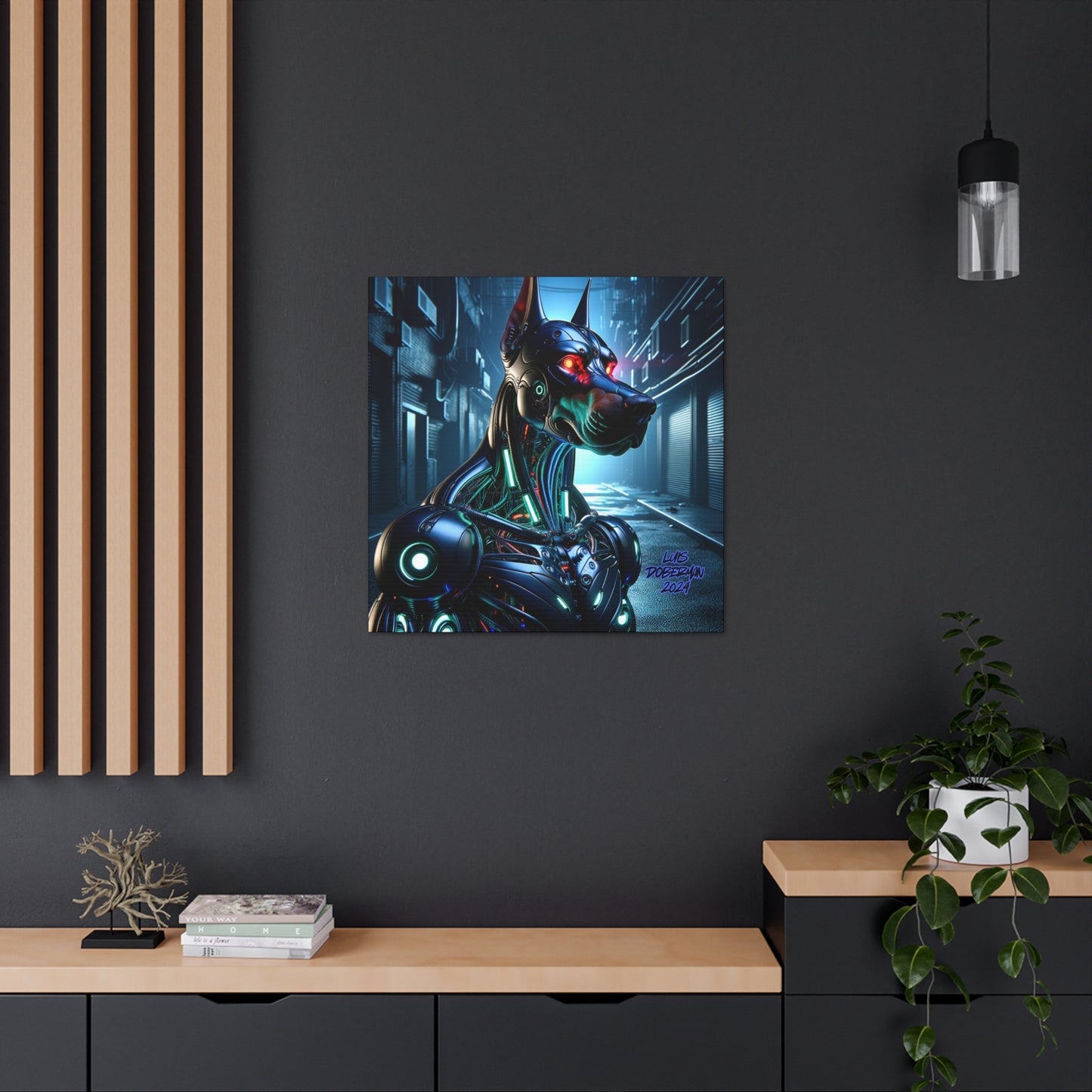 Luis Doberman 2024 Edition 017 Canvas Gallery Wraps