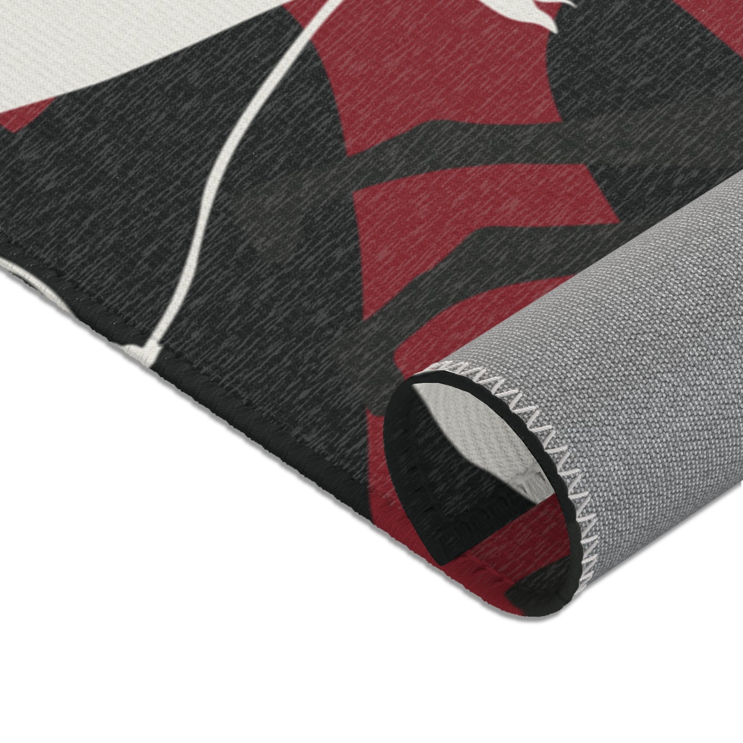 Doberman Red Camo Pattern Area Rugs