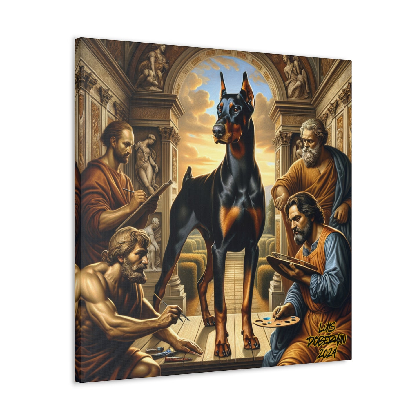 Luis Doberman 2024 Edition 018 Canvas