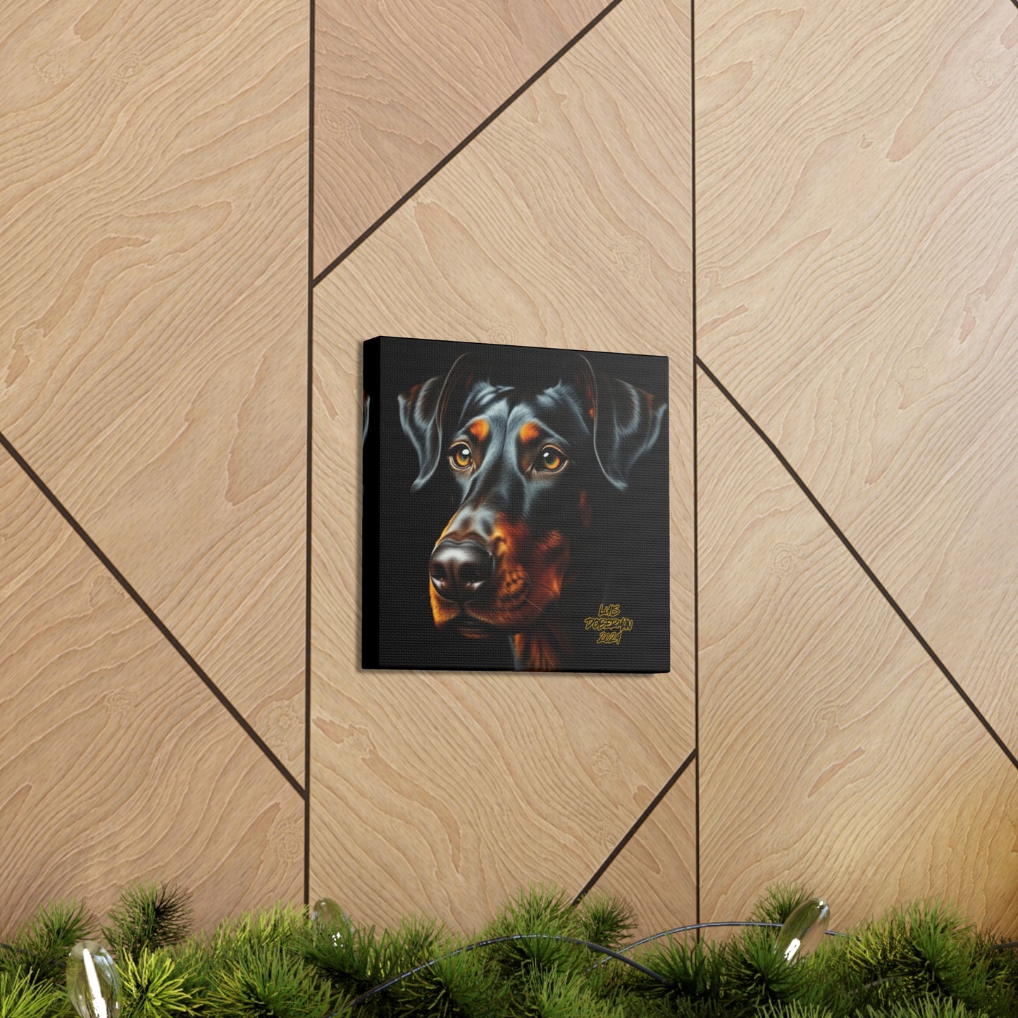Luis Doberman 2024 Edition 014 Canvas Gallery Wraps