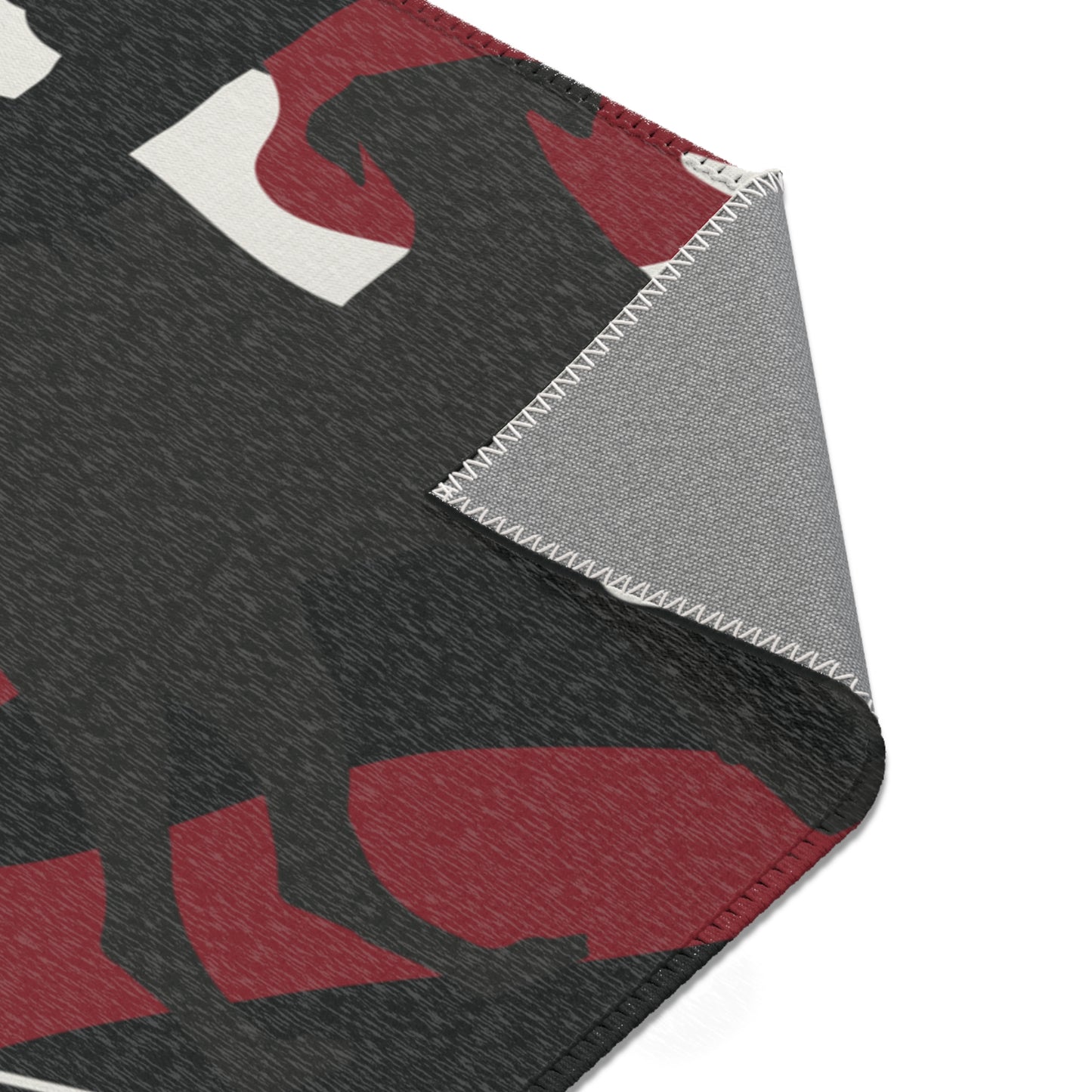 Doberman Red Camo Pattern Area Rugs