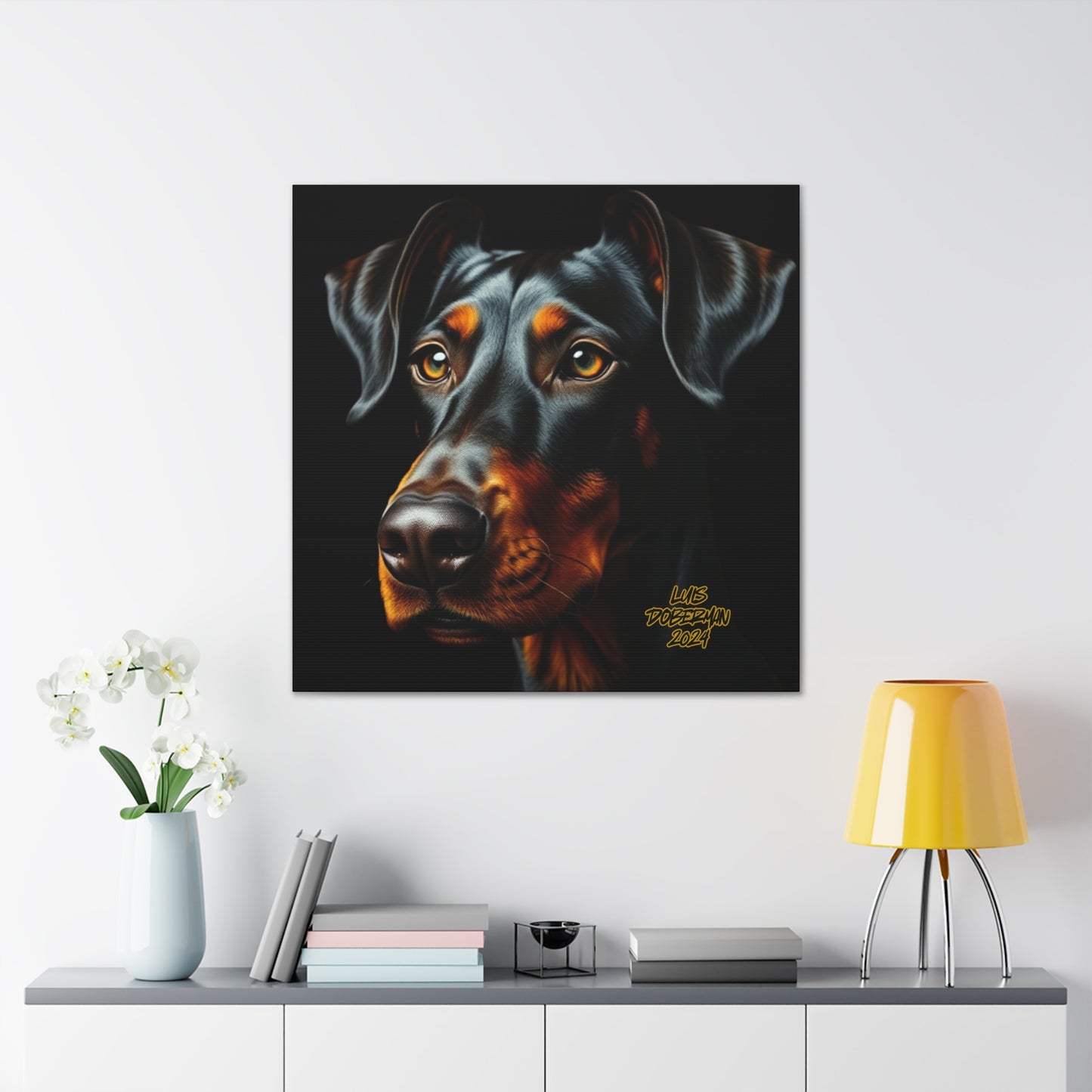Luis Doberman 2024 Edition 014 Canvas Gallery Wraps