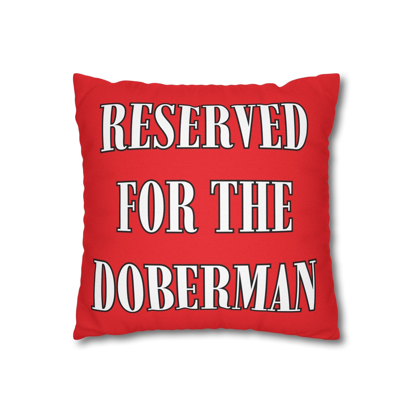 Reserved Red Square Pillow Covers