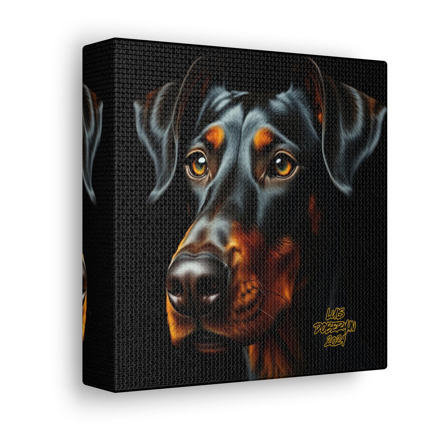 Luis Doberman 2024 Edition 014 Canvas Gallery Wraps