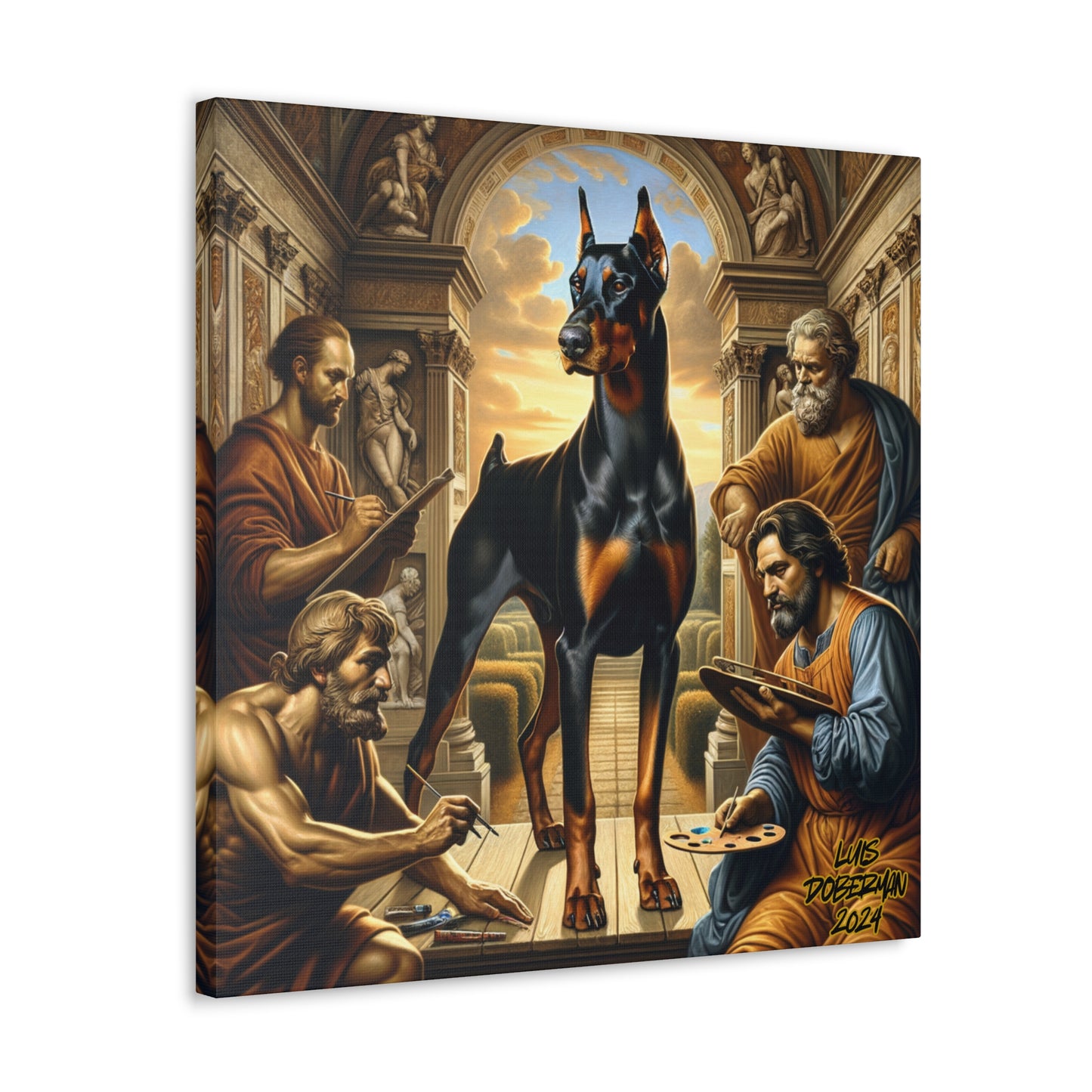 Luis Doberman 2024 Edition 018 Canvas