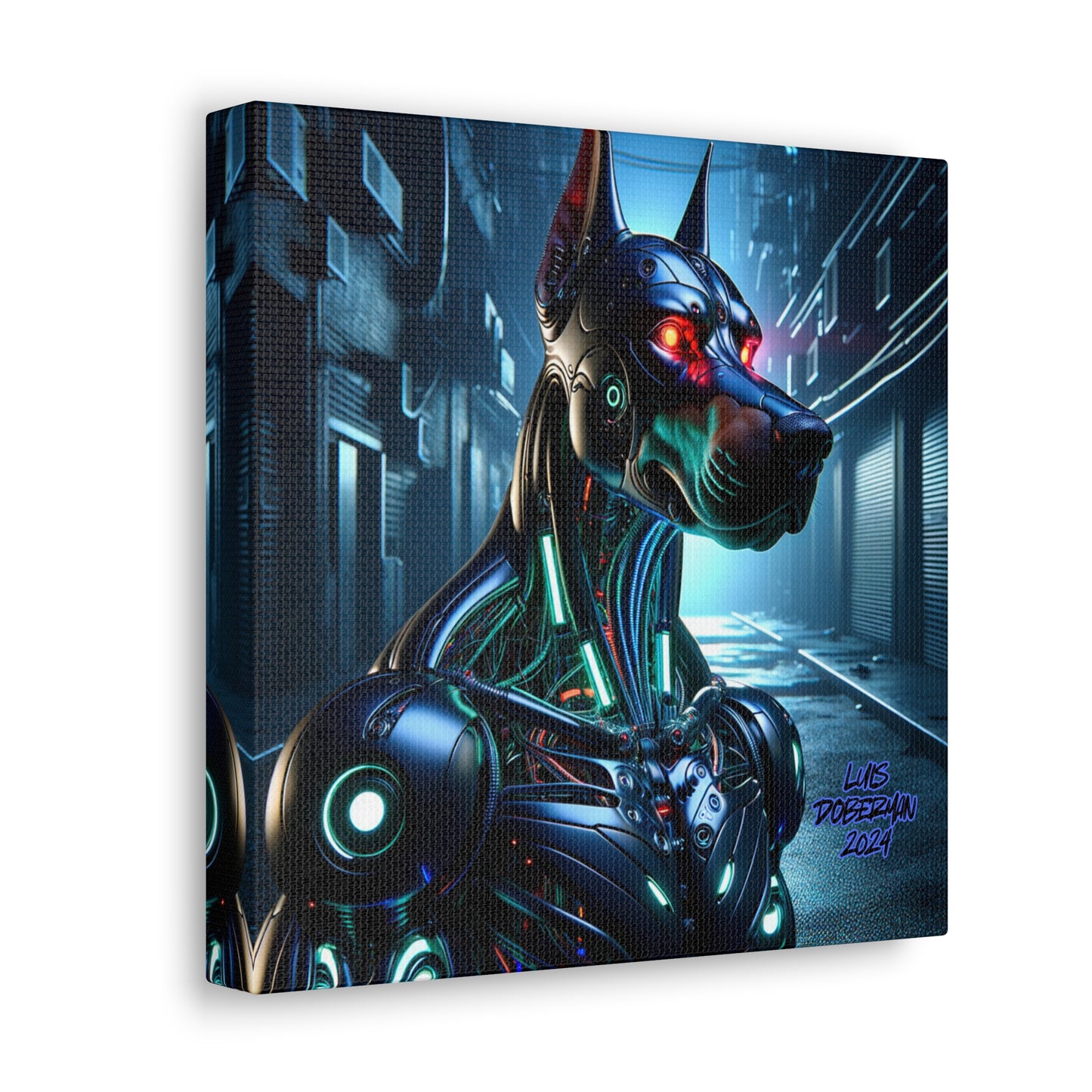 Luis Doberman 2024 Edition 017 Canvas Gallery Wraps
