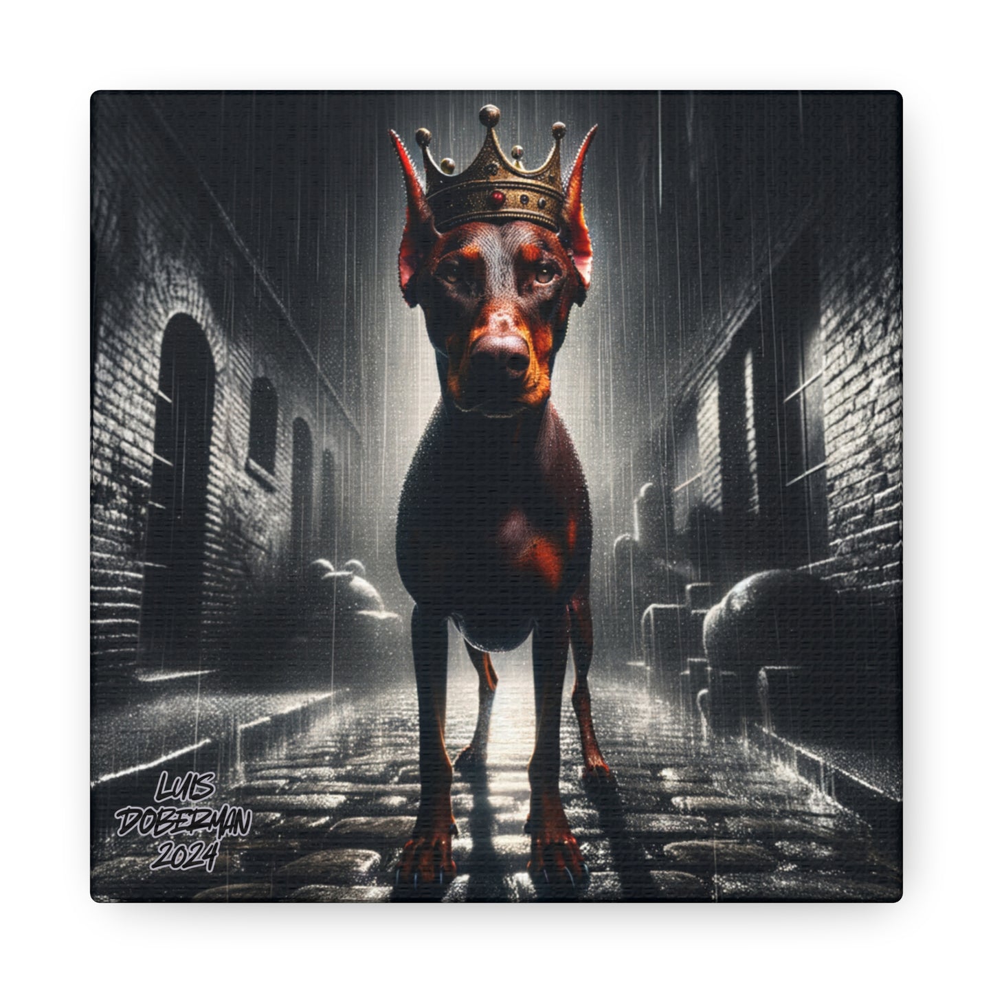Luis Doberman 2024 Edition 026 Canvas