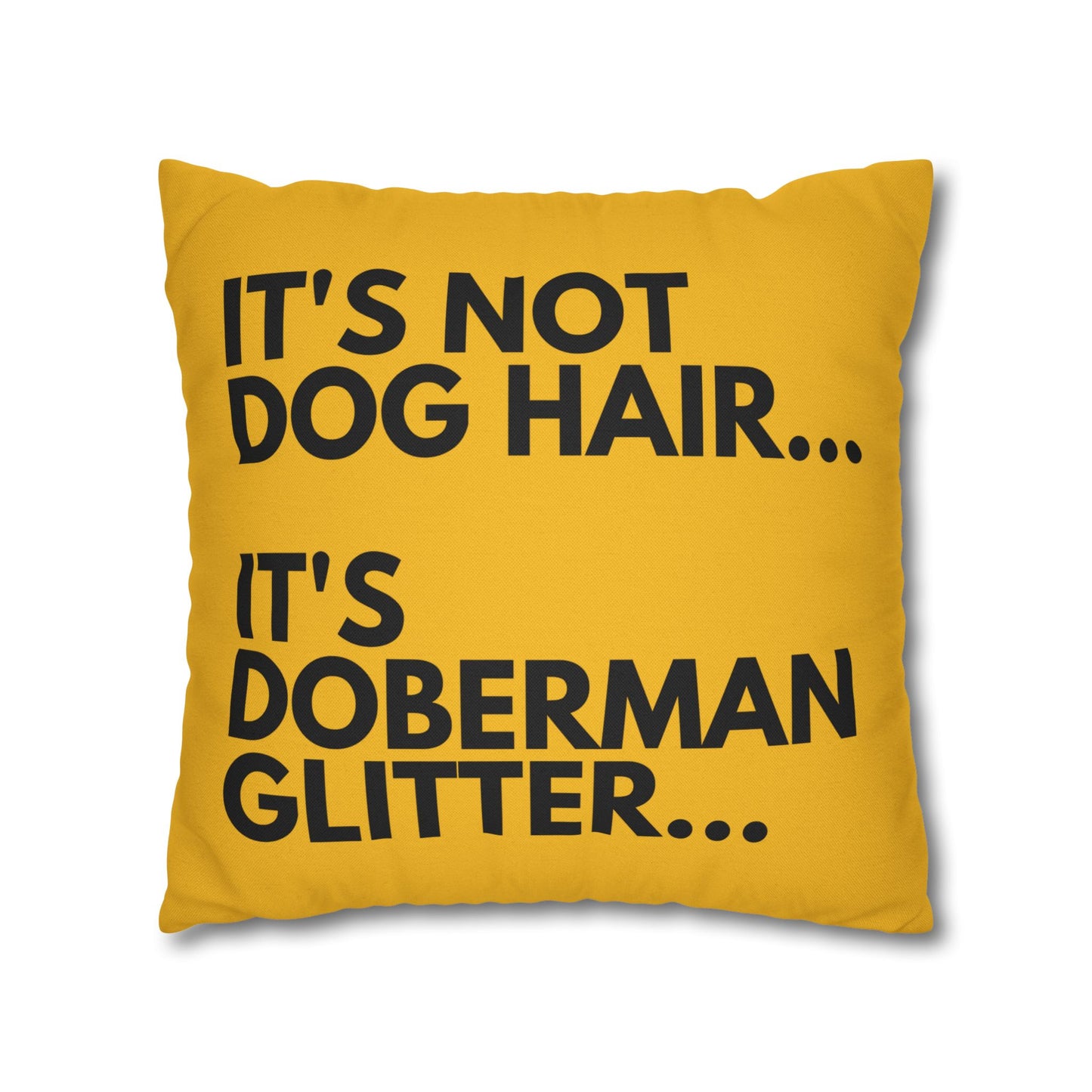 Glitter 2 Yellow Square Pillowcase