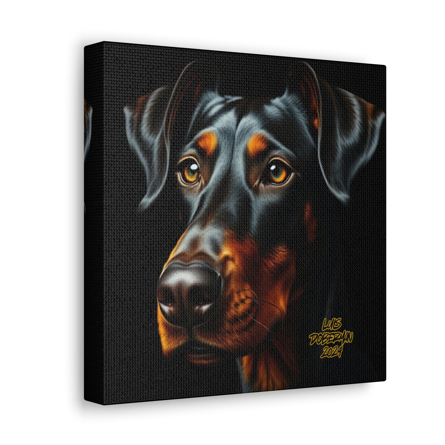 Luis Doberman 2024 Edition 014 Canvas Gallery Wraps