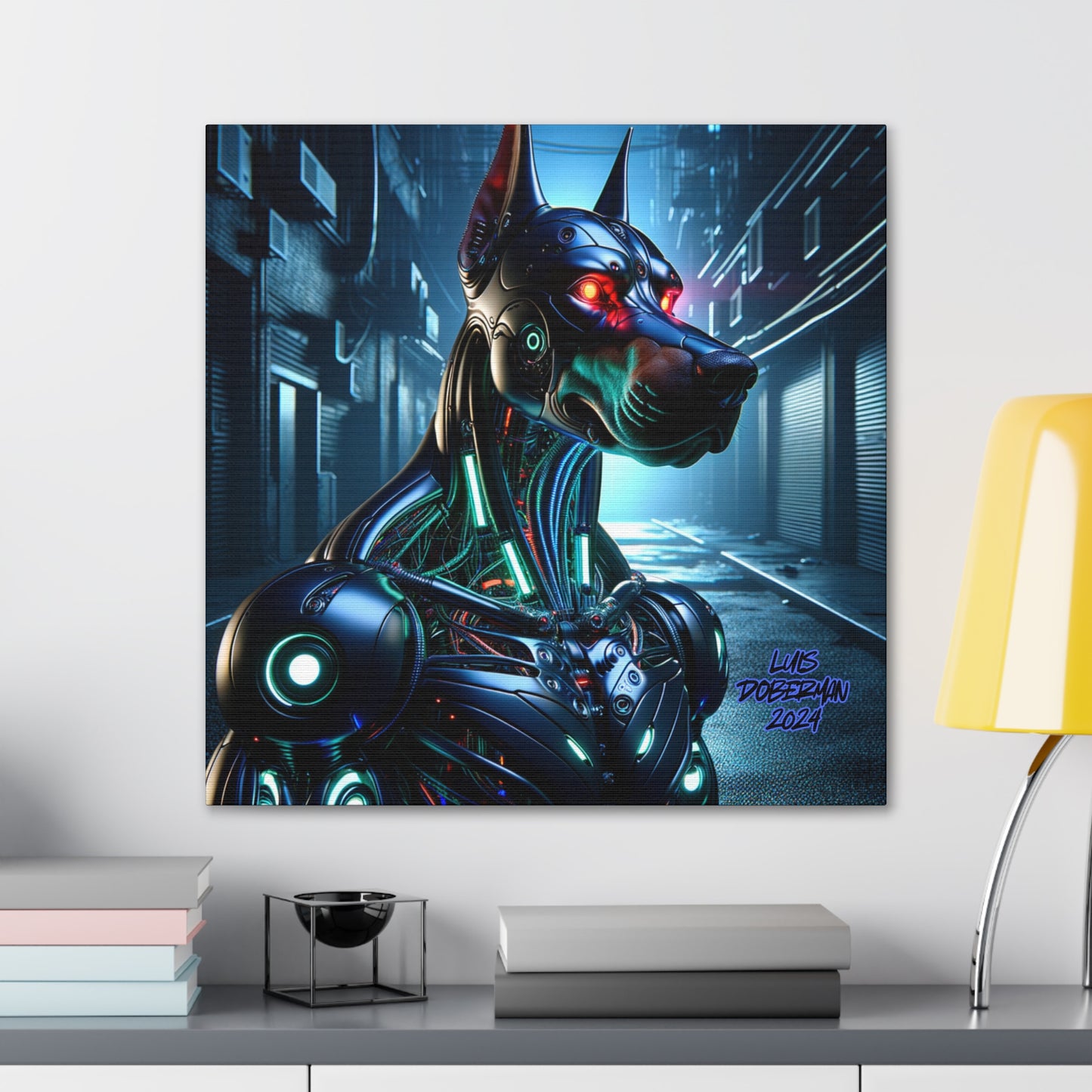 Luis Doberman 2024 Edition 017 Canvas Gallery Wraps