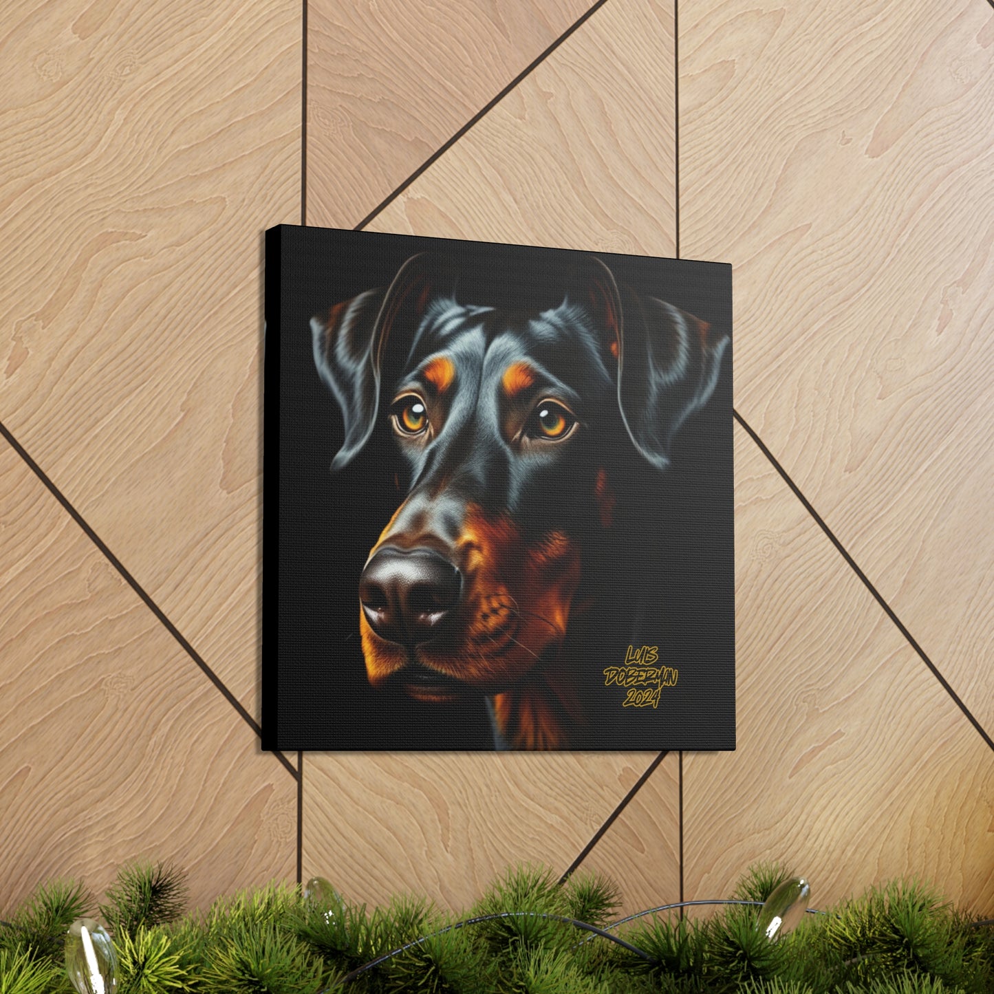 Luis Doberman 2024 Edition 014 Canvas Gallery Wraps