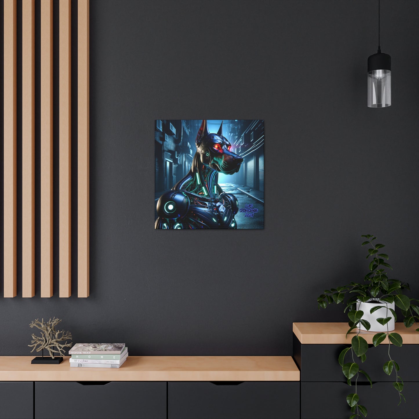 Luis Doberman 2024 Edition 017 Canvas Gallery Wraps