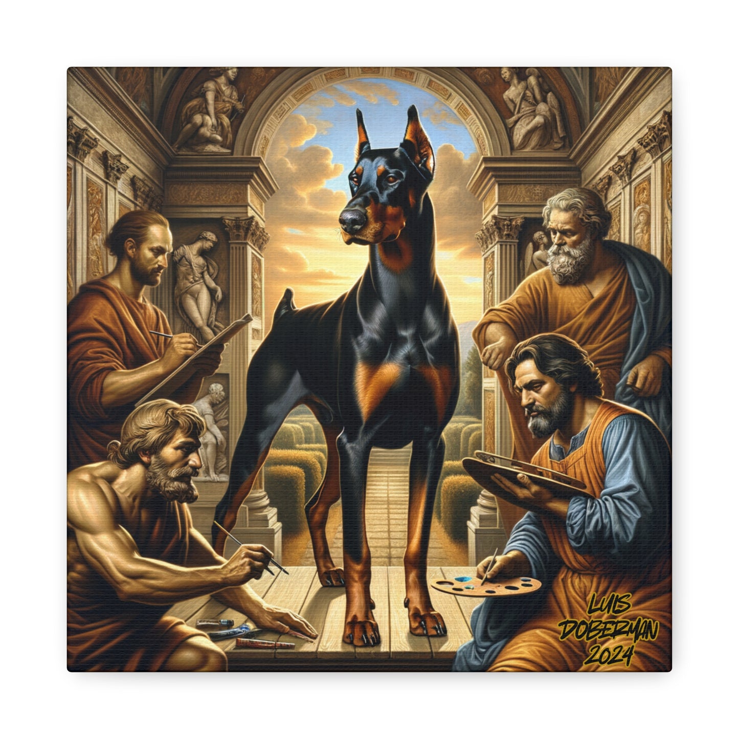 Luis Doberman 2024 Edition 018 Canvas