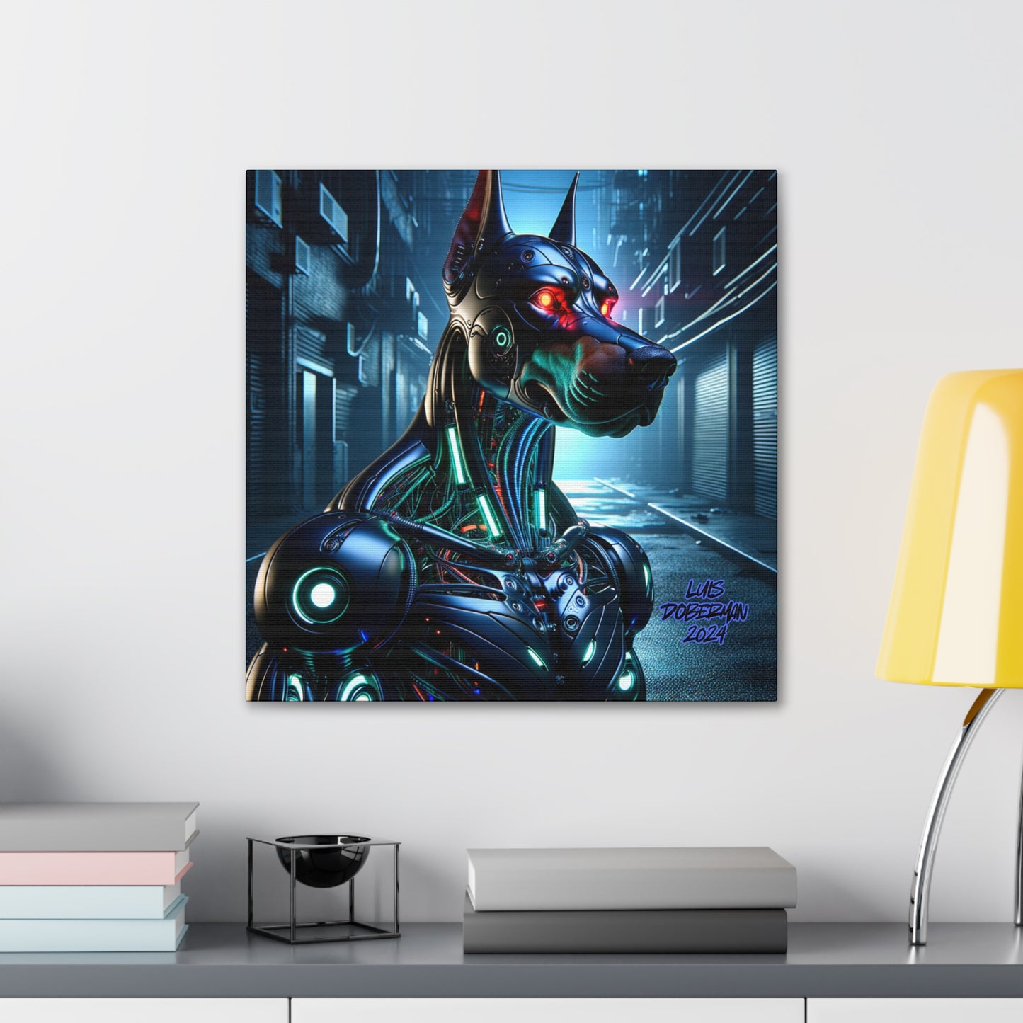Luis Doberman 2024 Edition 017 Canvas Gallery Wraps