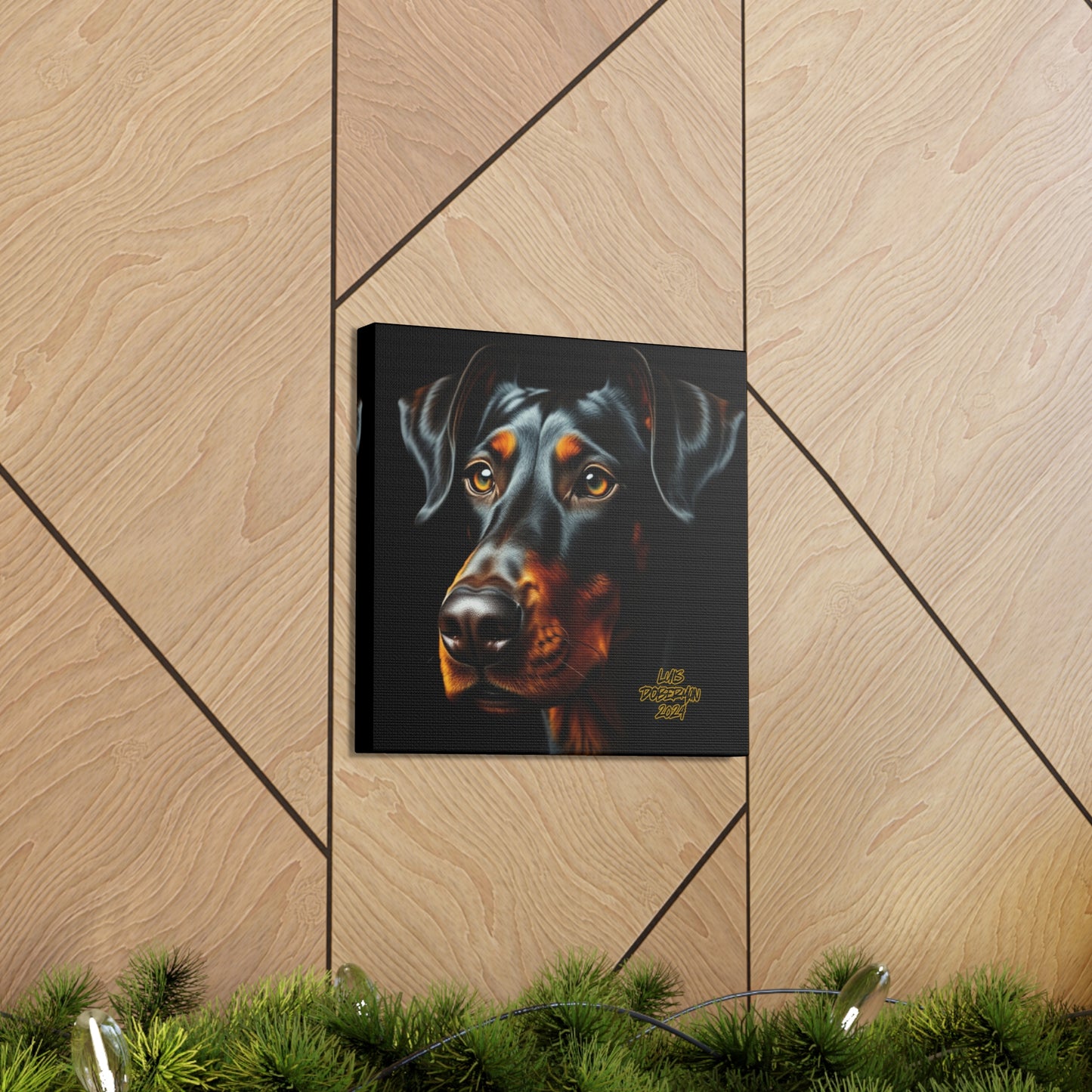Luis Doberman 2024 Edition 014 Canvas Gallery Wraps
