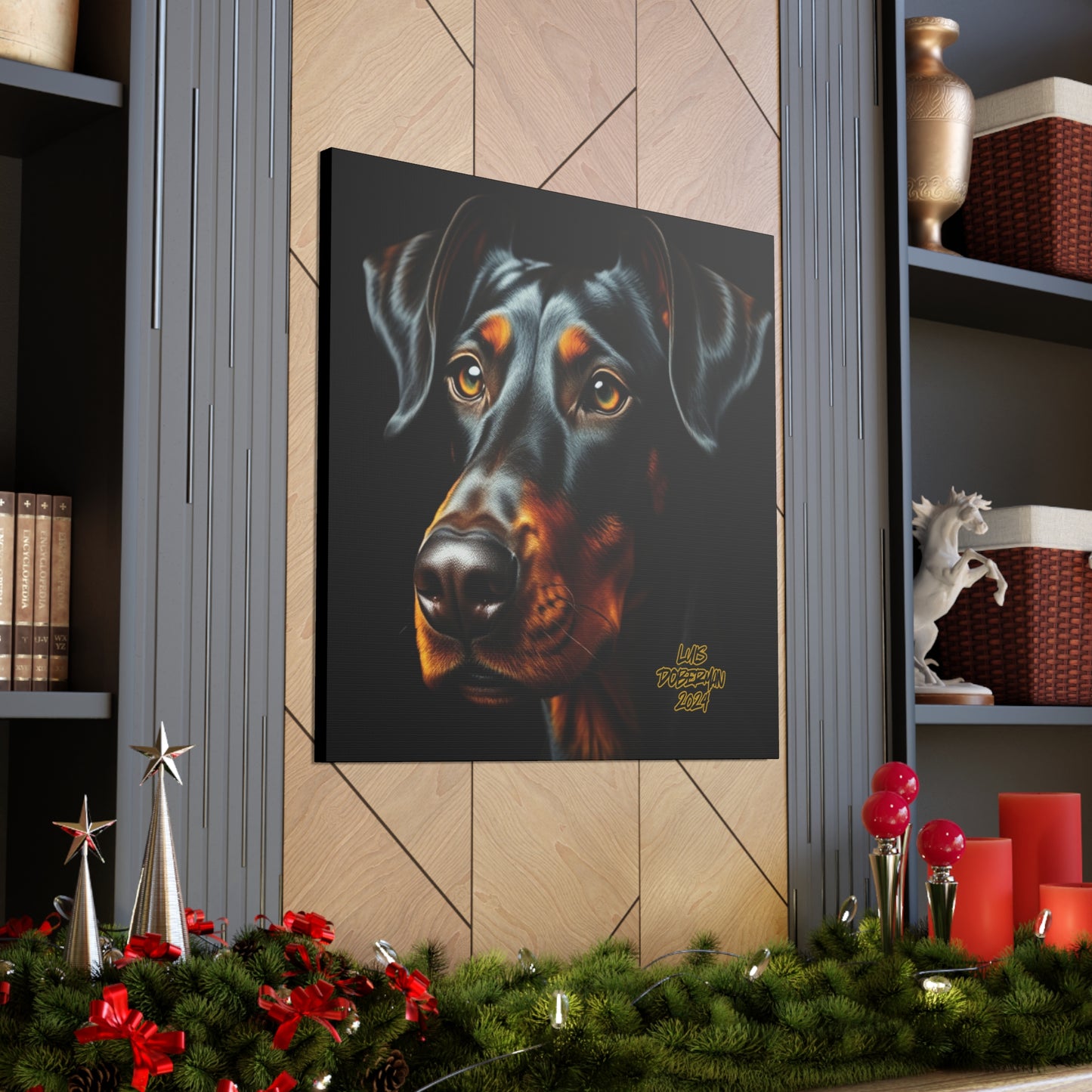 Luis Doberman 2024 Edition 014 Canvas Gallery Wraps