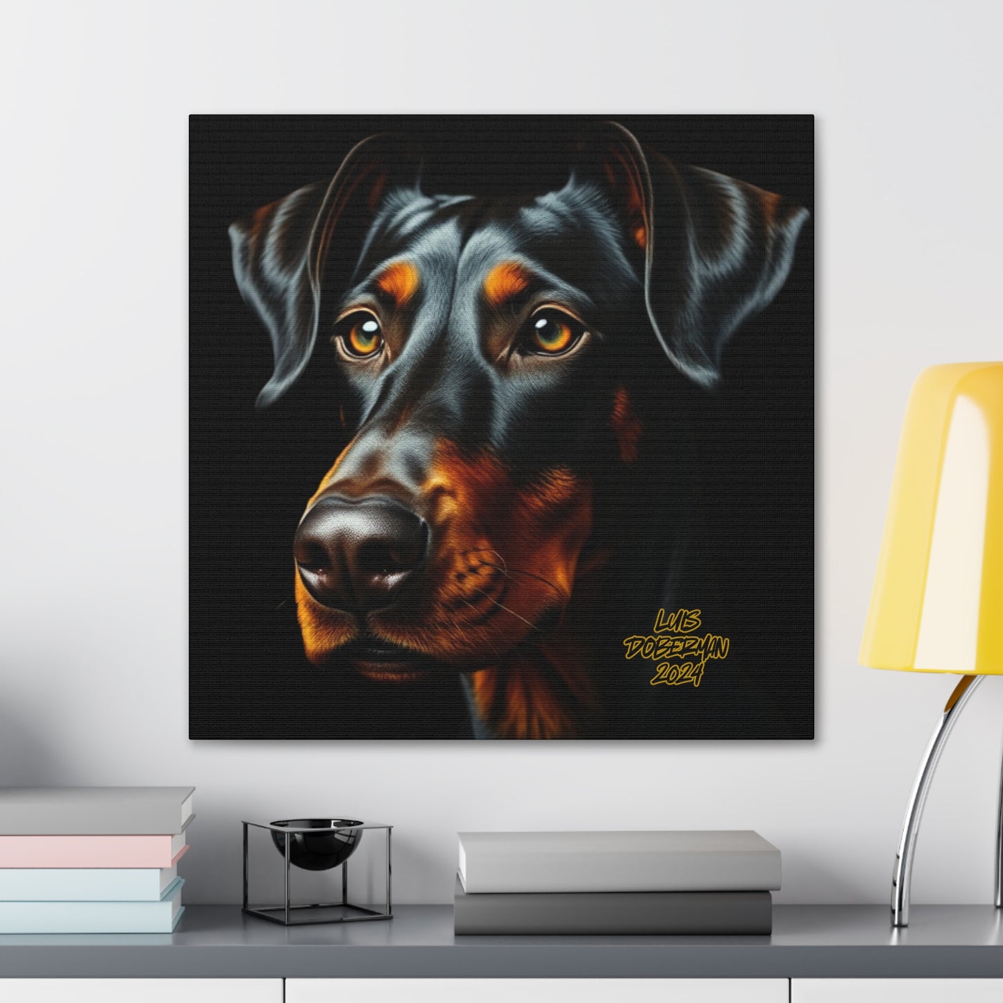 Luis Doberman 2024 Edition 014 Canvas Gallery Wraps