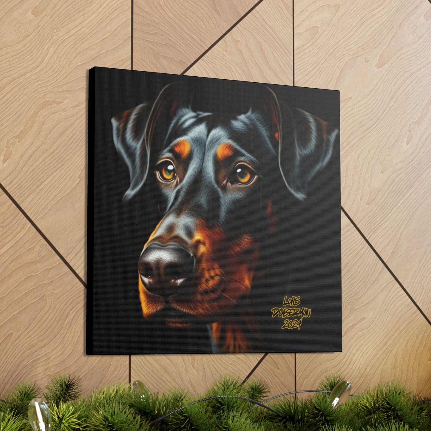 Luis Doberman 2024 Edition 014 Canvas Gallery Wraps