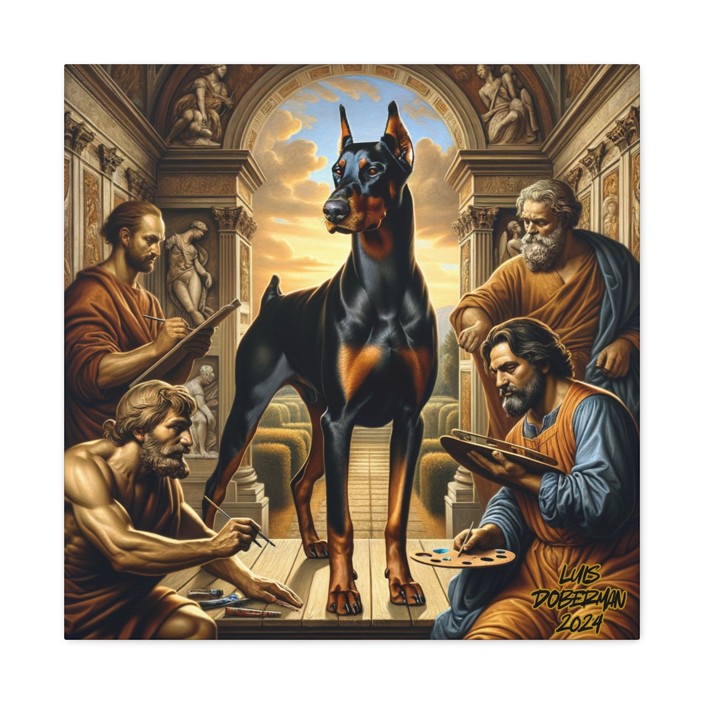 Luis Doberman 2024 Edition 018 Canvas