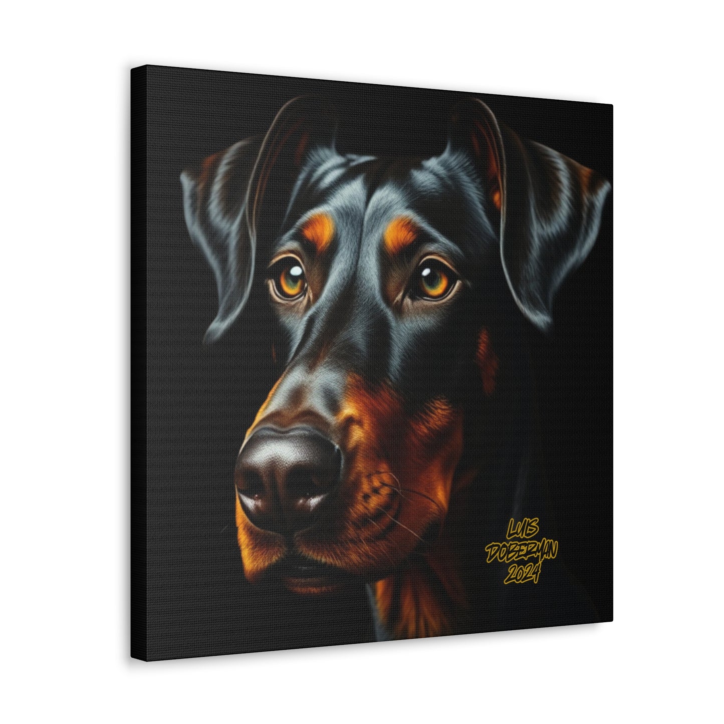 Luis Doberman 2024 Edition 014 Canvas Gallery Wraps