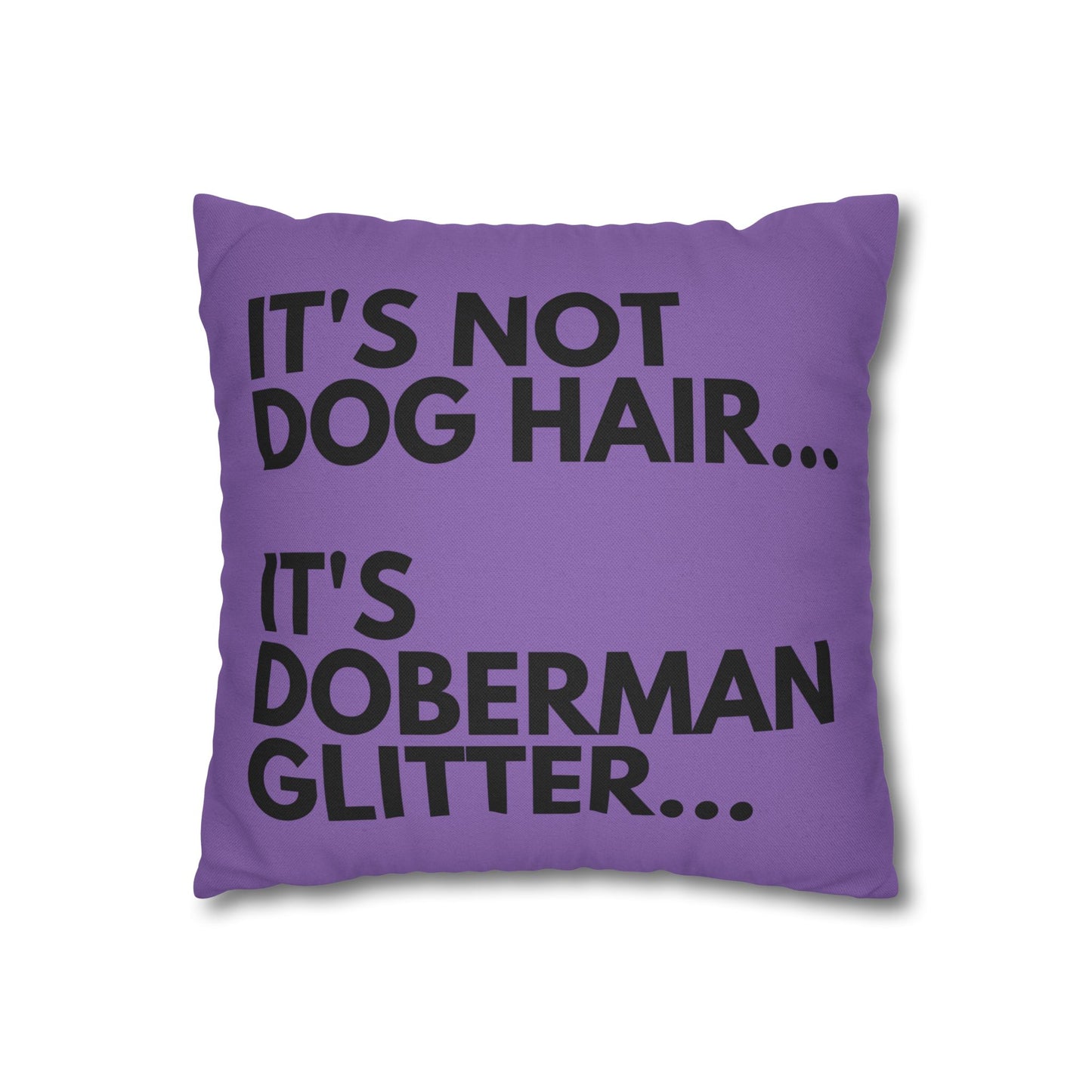 Glitter 2 Light Purple Square Pillowcase