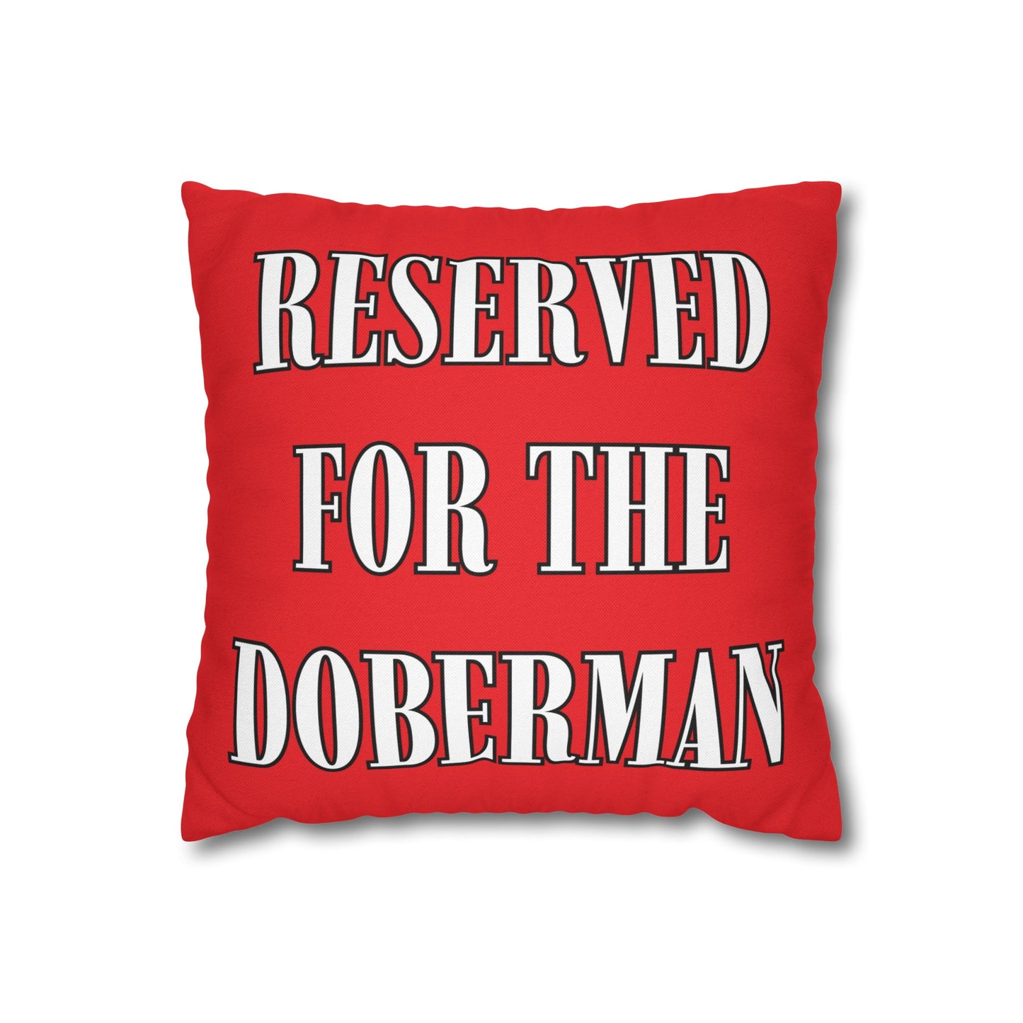 Reserved Red Square Pillow Covers