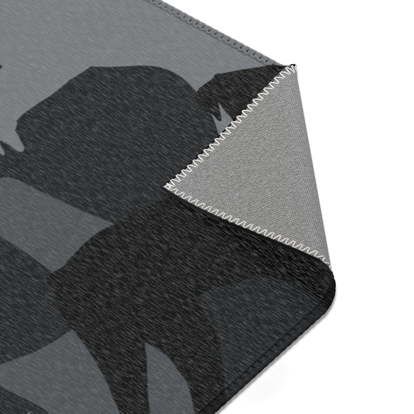 Doberman Gray Camo Pattern Area Rugs