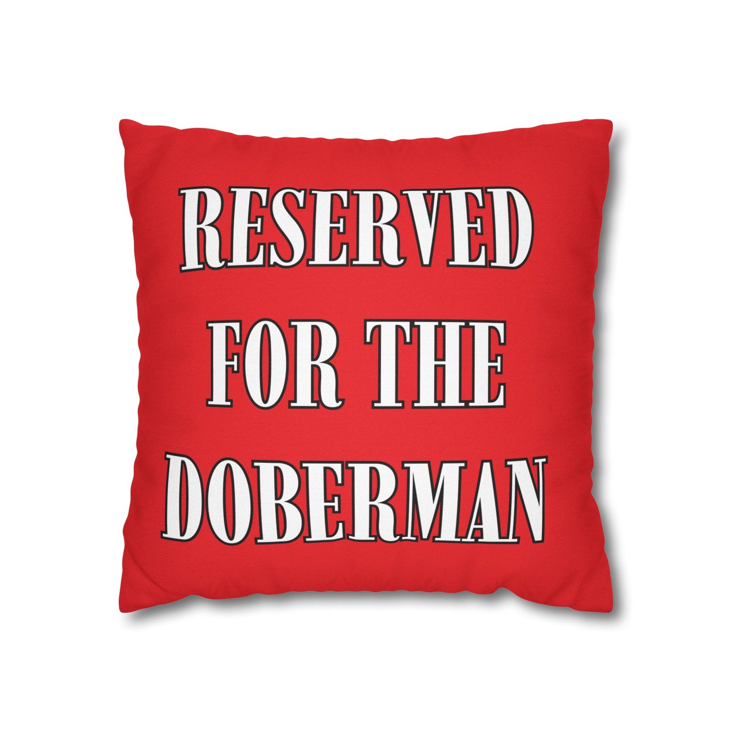 Reserved Red Square Pillow Covers