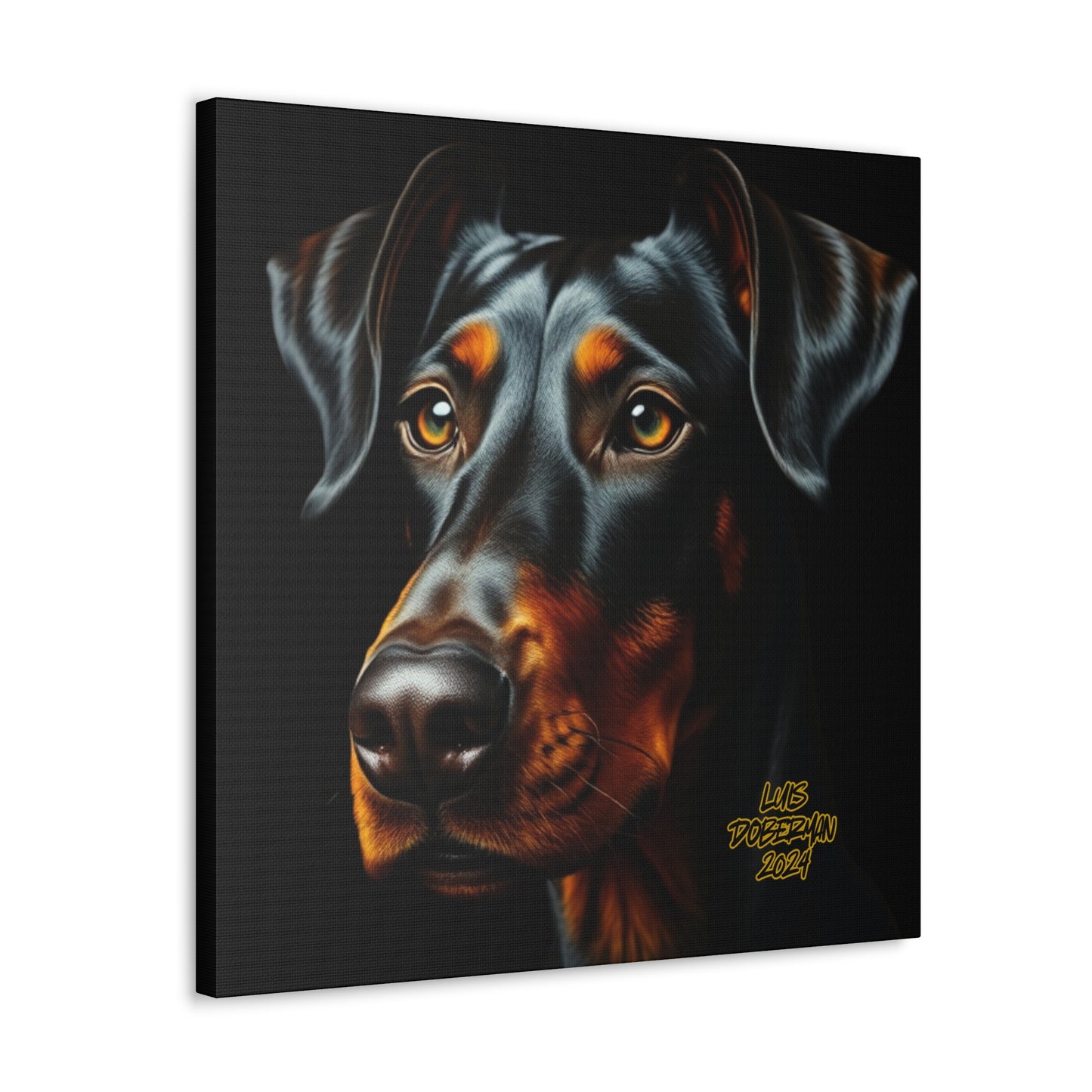 Luis Doberman 2024 Edition 014 Canvas Gallery Wraps